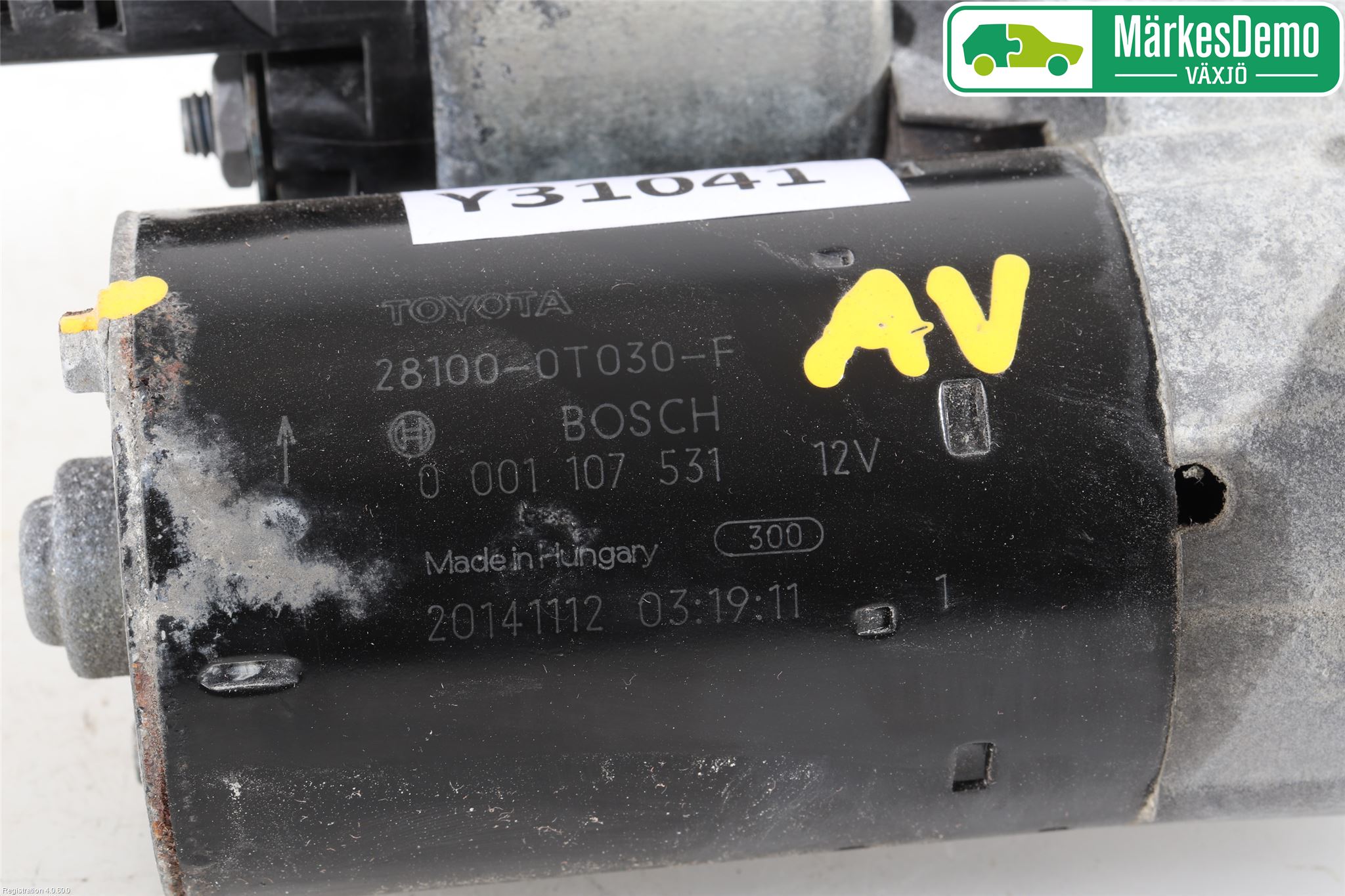 Toyota VERSO 09-18 Startmotor