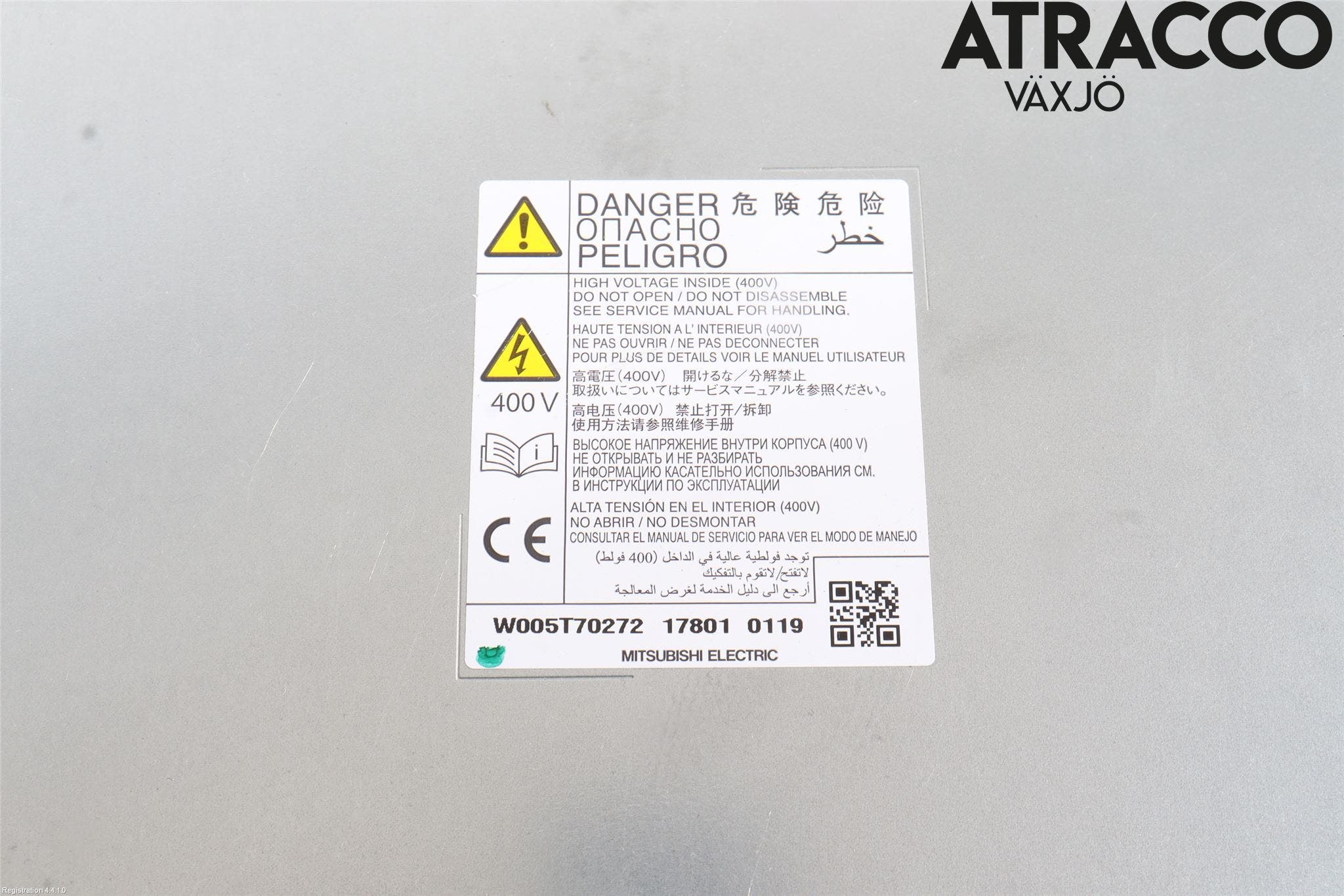 Mitsubishi OUTLANDER 13-21 Batteriladdare Högspänning