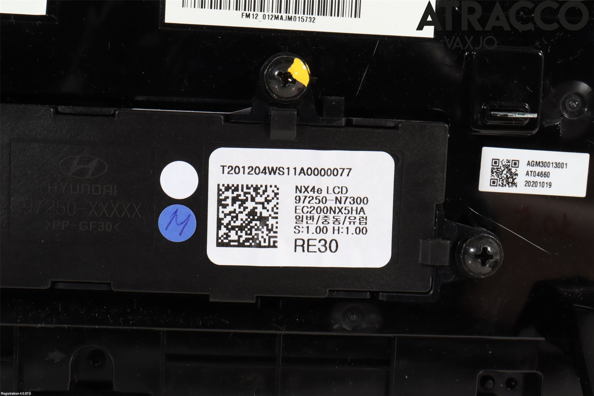 Hyundai TUCSON 05- Ac Styrenhet Ac Manöveren