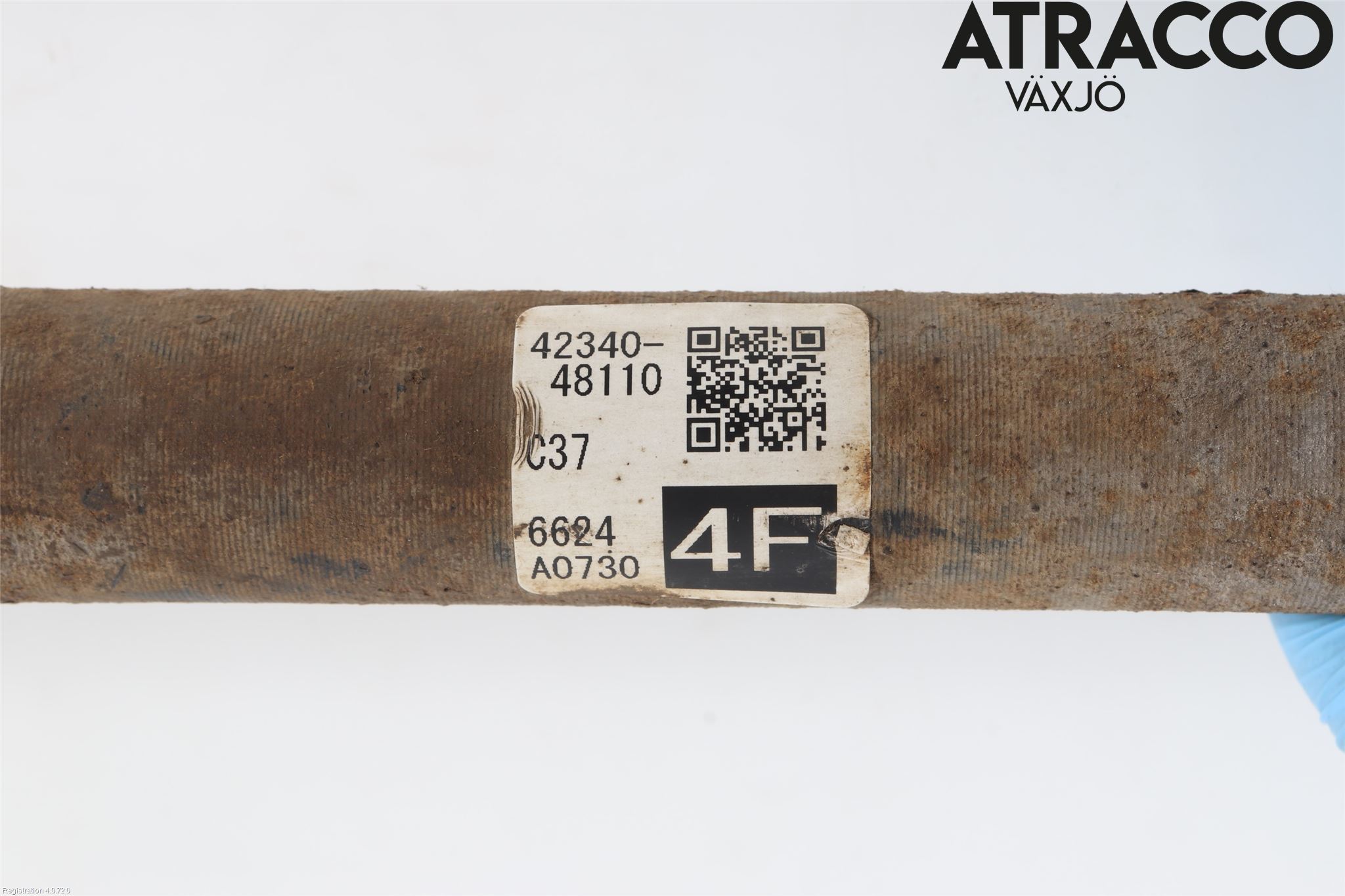 Lexus NX 300h 15-21 Drivaxel Bak Vänster