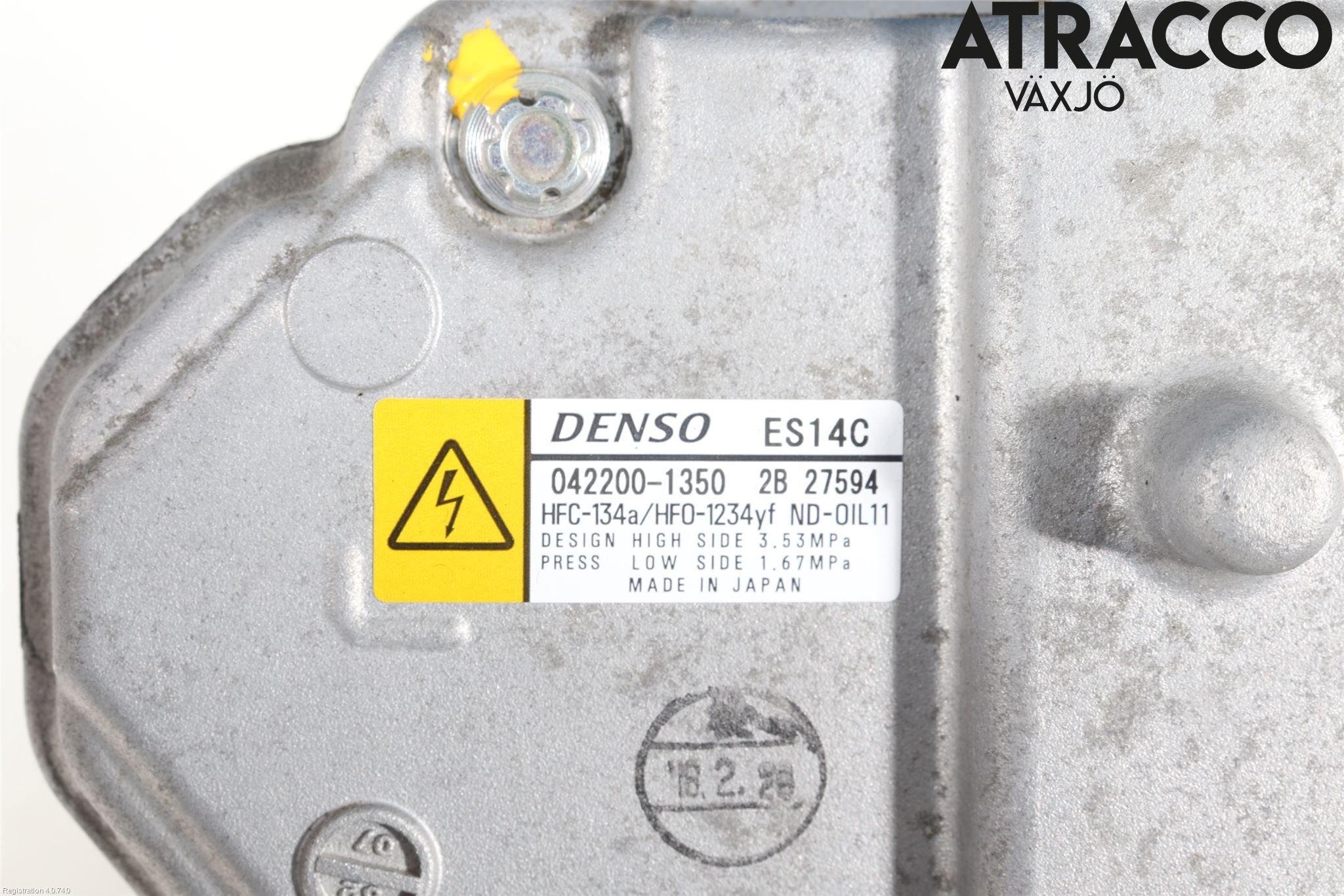 Toyota YARIS XP130 15-20 Ac Kompressor