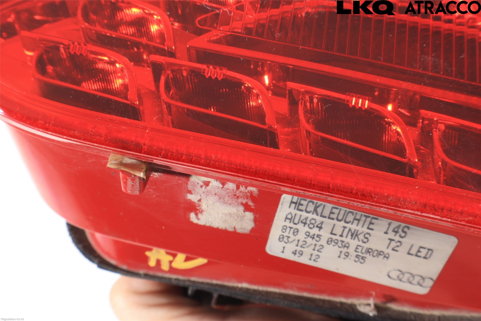 Audi A5 07-16 Bakljus Lucka Vä