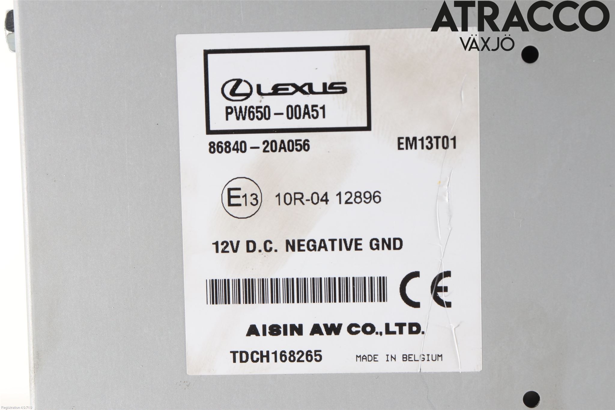 Lexus CT 200h Cd Radio - Multimediapanel