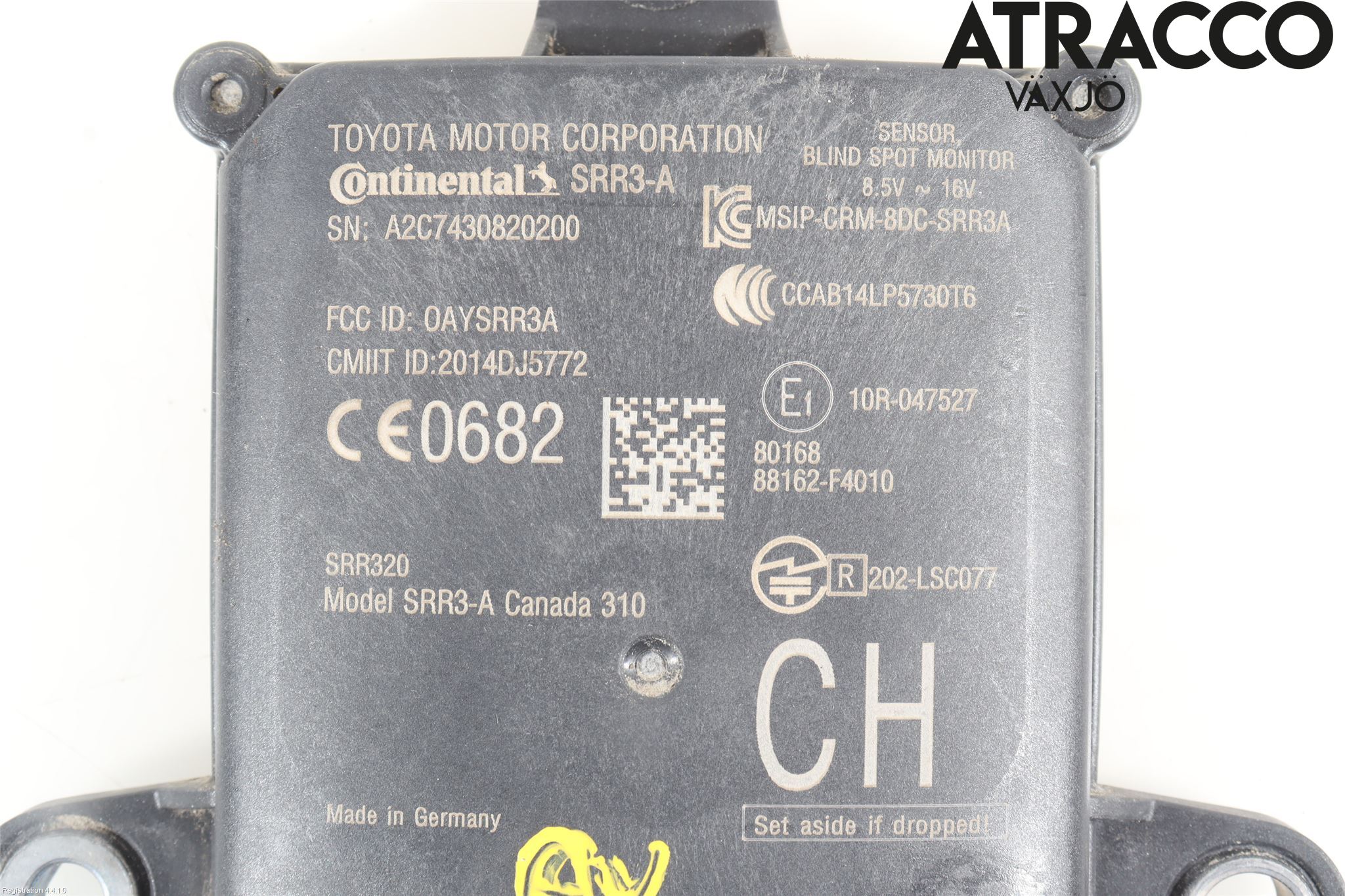 Toyota C-HR 16-23 Sensor Aktivt Kollisionsskydd
