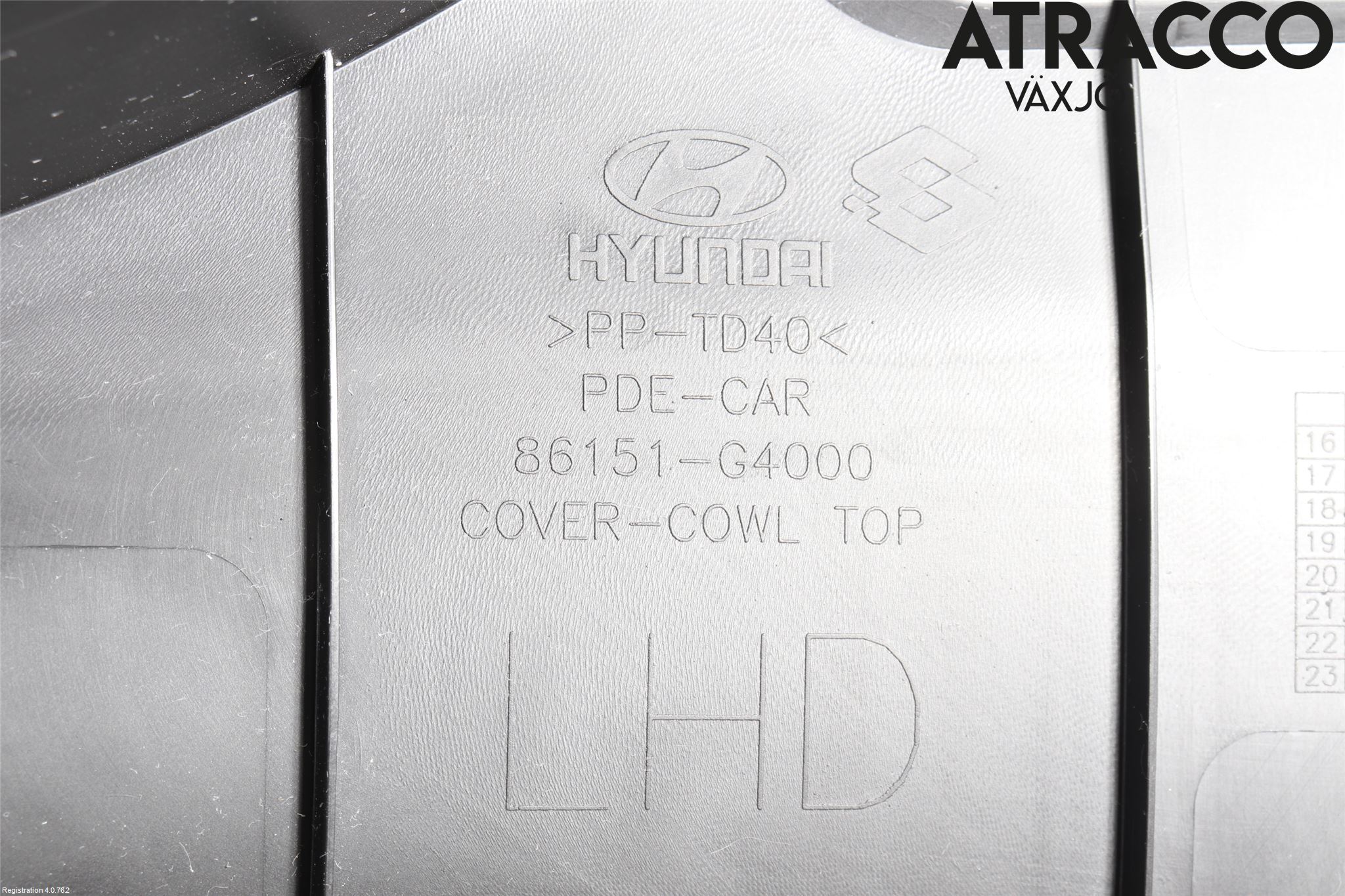 Hyundai i30 PD 17- Torpedplåt-Torpedplast