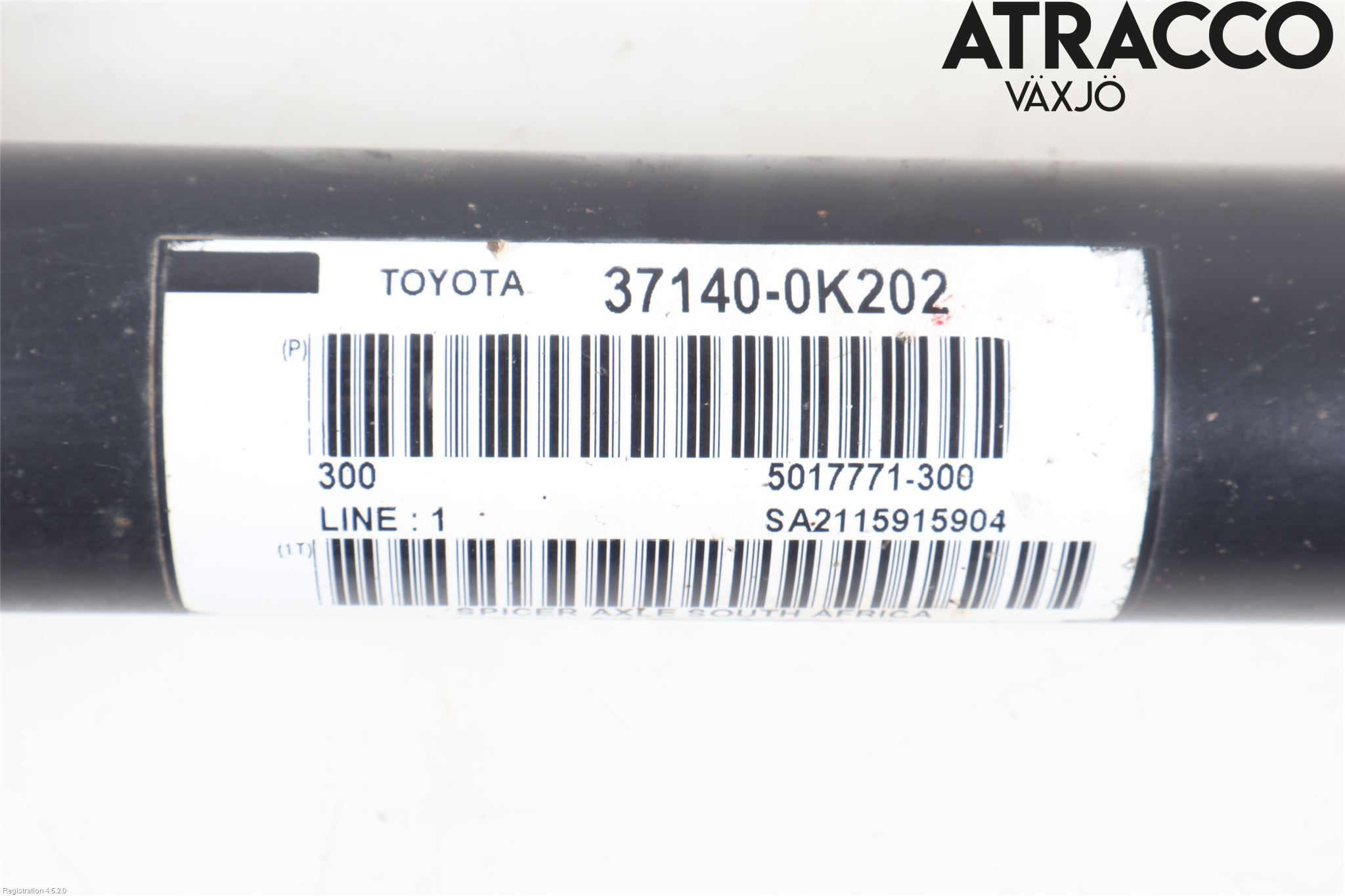 Toyota HILUX 16- Mellanaxel Främre 4Wd