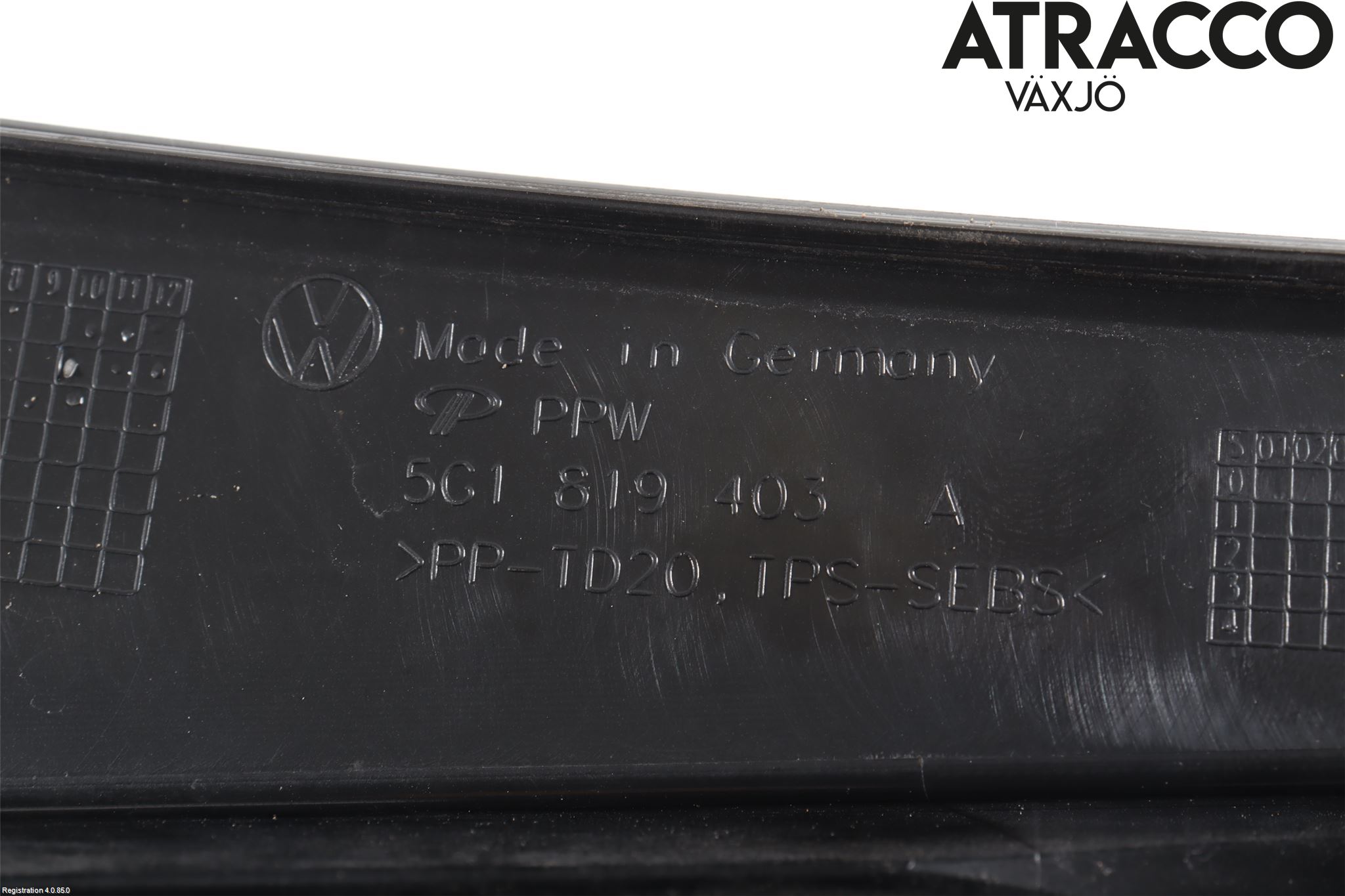 Volkswagen VW GOLF / E-GOLF VII 13-20 Torpedplåt-Torpedplast