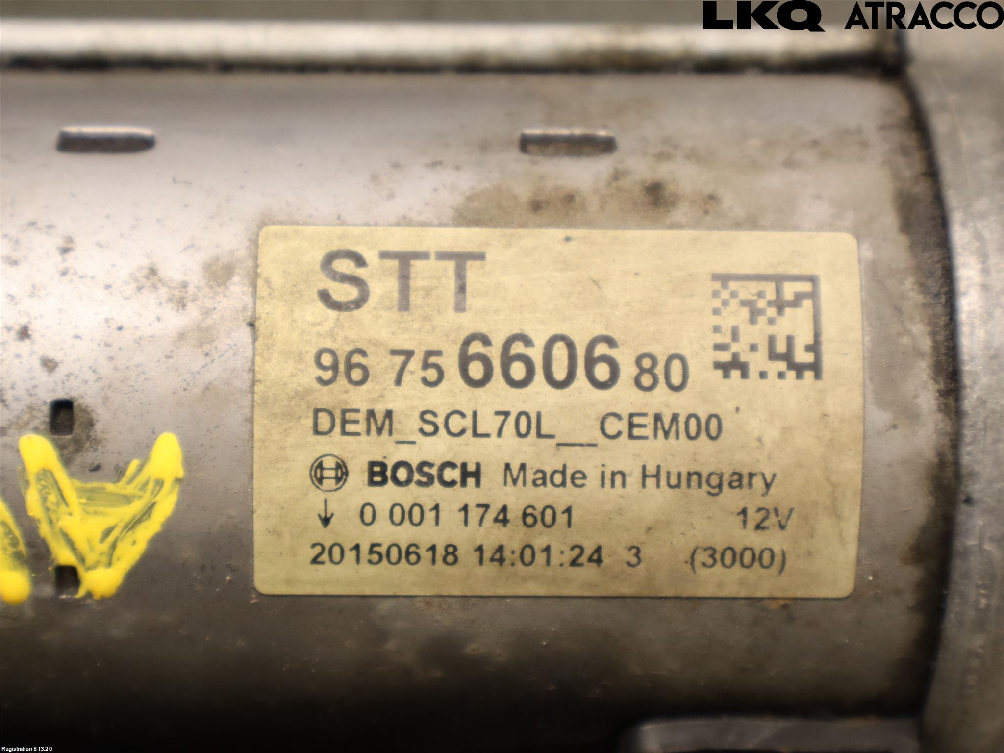 Peugeot PARTNER 16-18 Startmotor Diesel