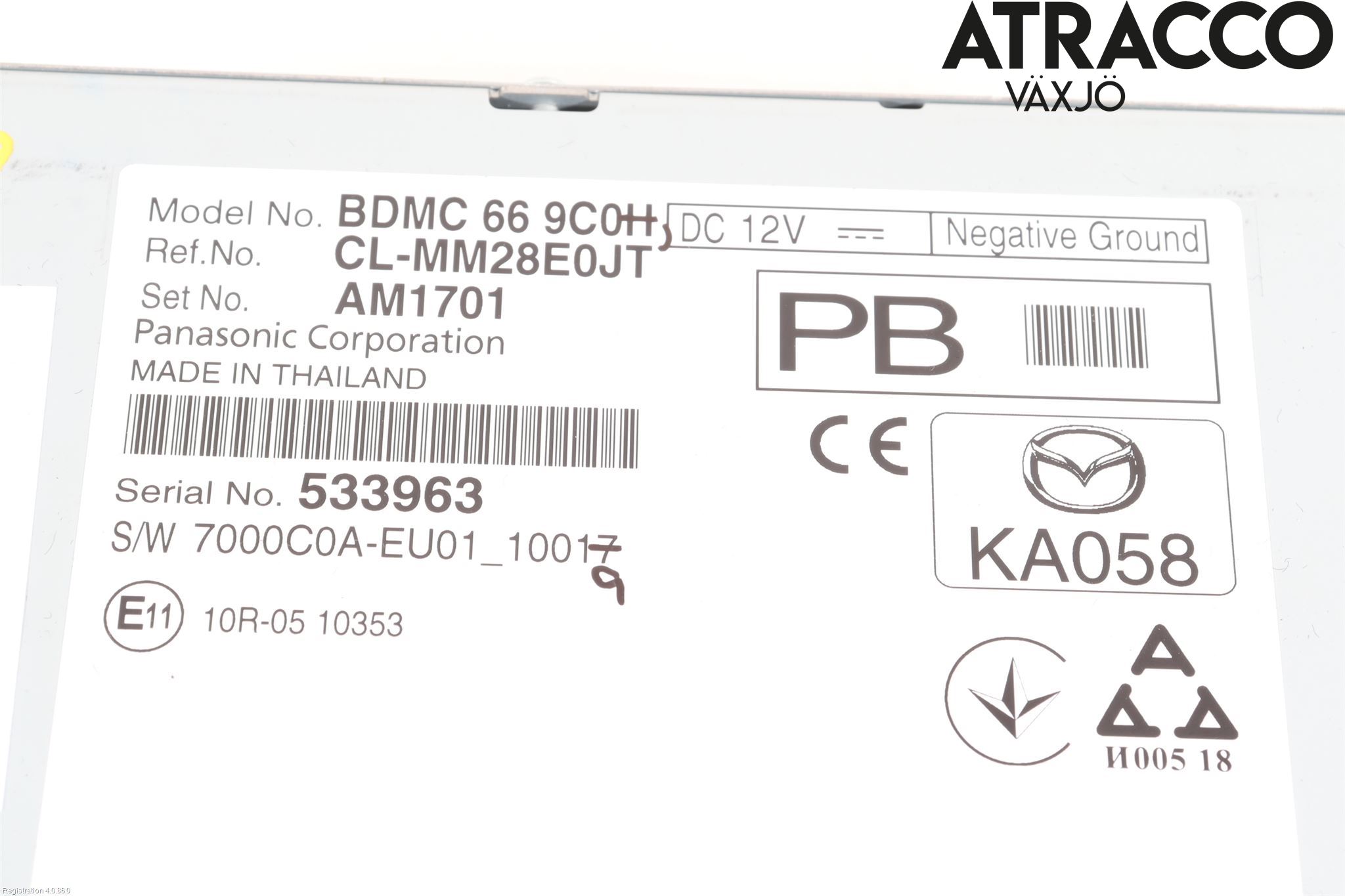 Mazda 3 IV 19- Cd Radio - Multimediapanel