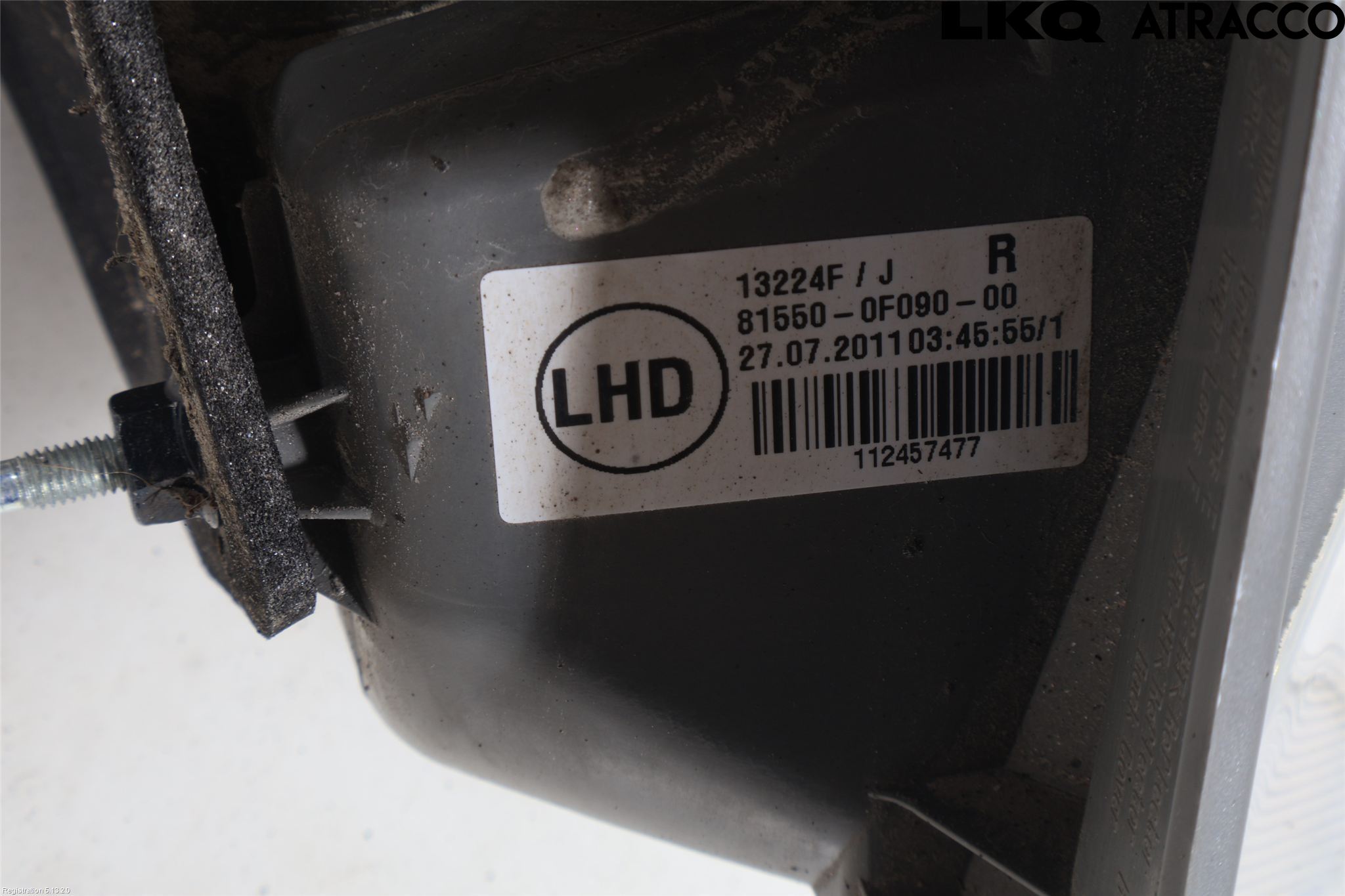 Toyota VERSO 09-18 Bakljus Höger