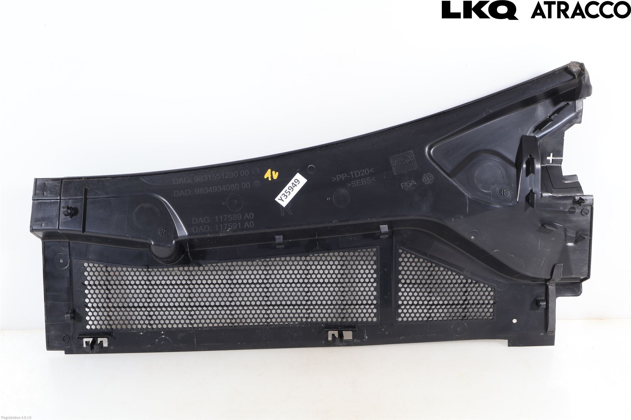 Peugeot 308/E-308 21- Torpedplåt-Torpedplast