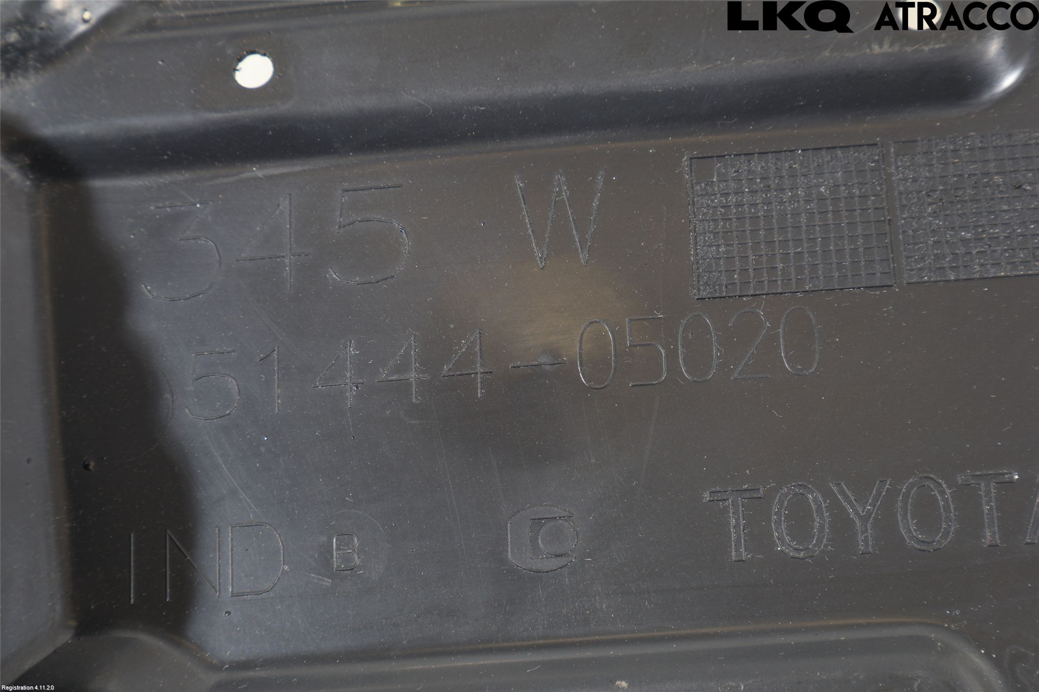 Toyota AURIS 13-19 Hasplåt Plåt-Plast