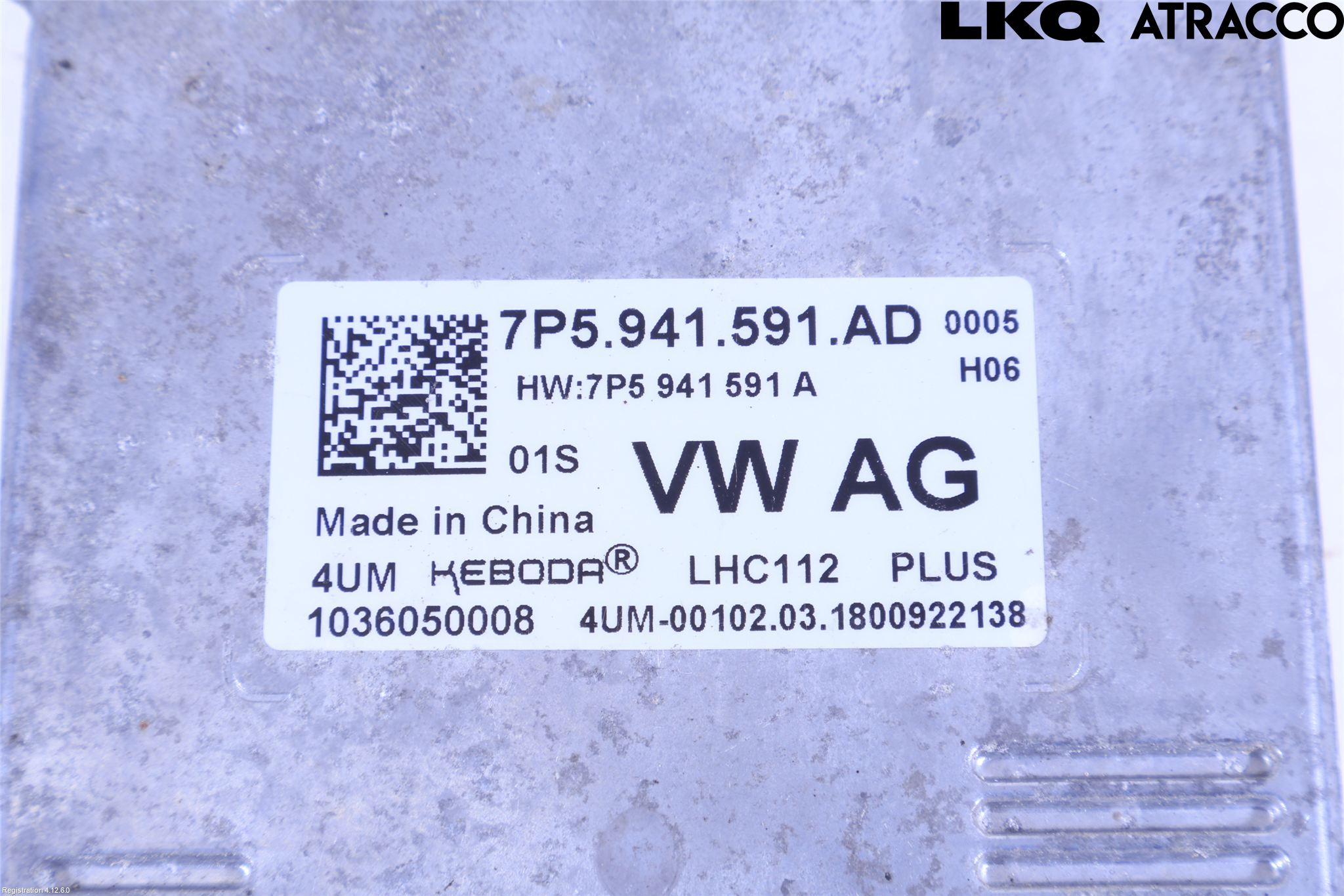 Volkswagen VW GOLF / E-GOLF VII 13-20 Styrenhet Strålkastare