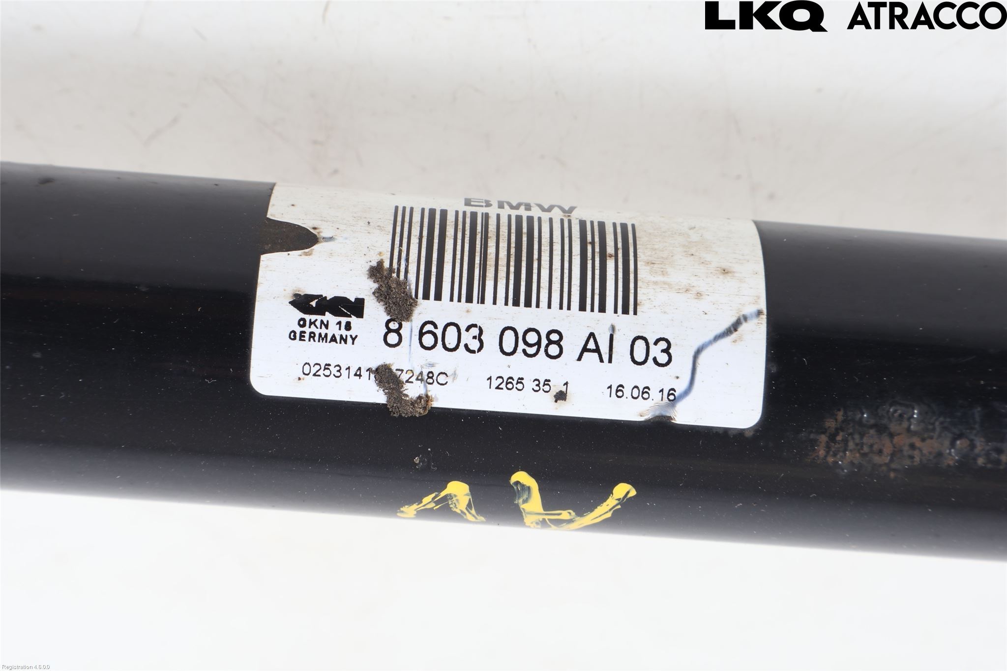 BMW 5 F10/F11/F18 09-17 Drivaxel Bak Höger