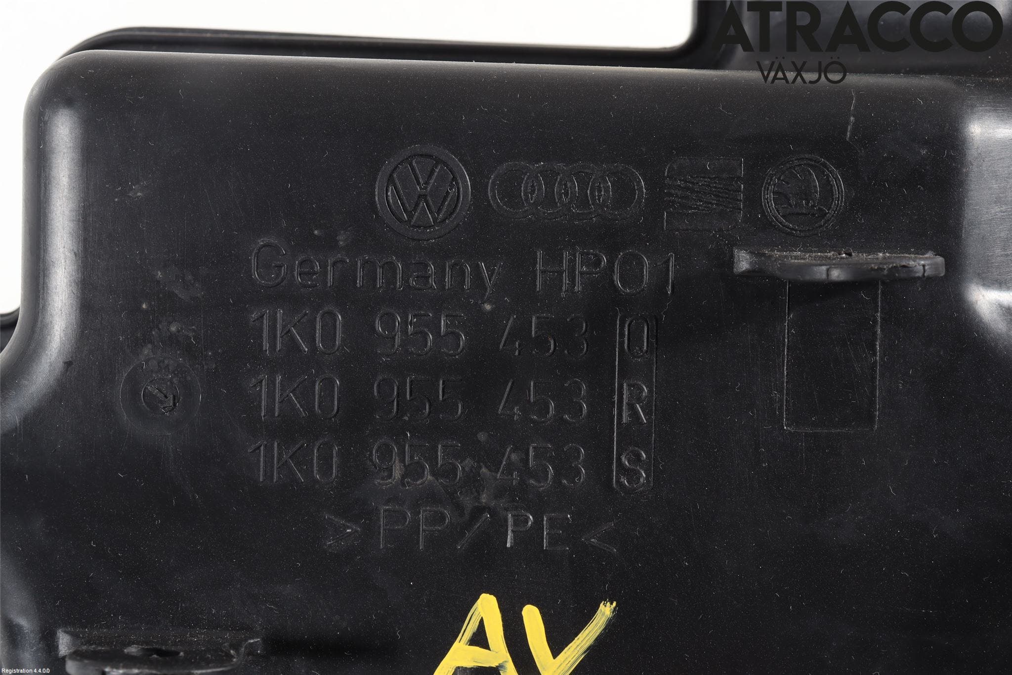 Volkswagen VW GOLF PLUS/CROSS GOLF 04-14 Spolartank Vindruta-Strål