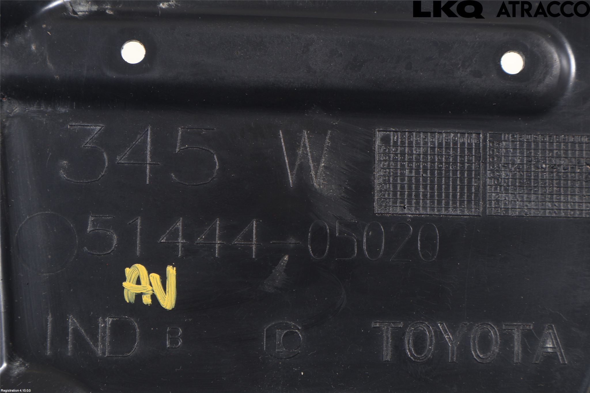 Toyota AURIS 13-19 Hasplåt Plåt-Plast