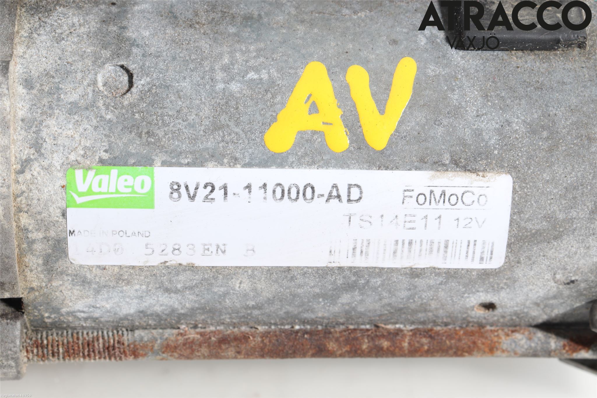 Ford FIESTA 09-12 Startmotor Diesel