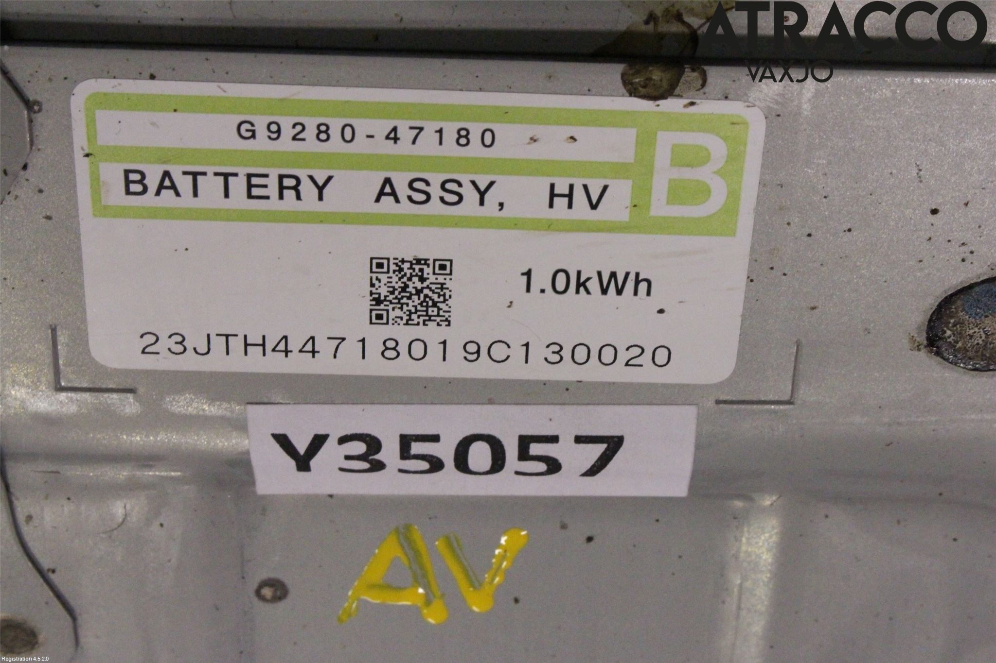 Toyota PRIUS+ ZVW40 12-20 Batteri Högspänning