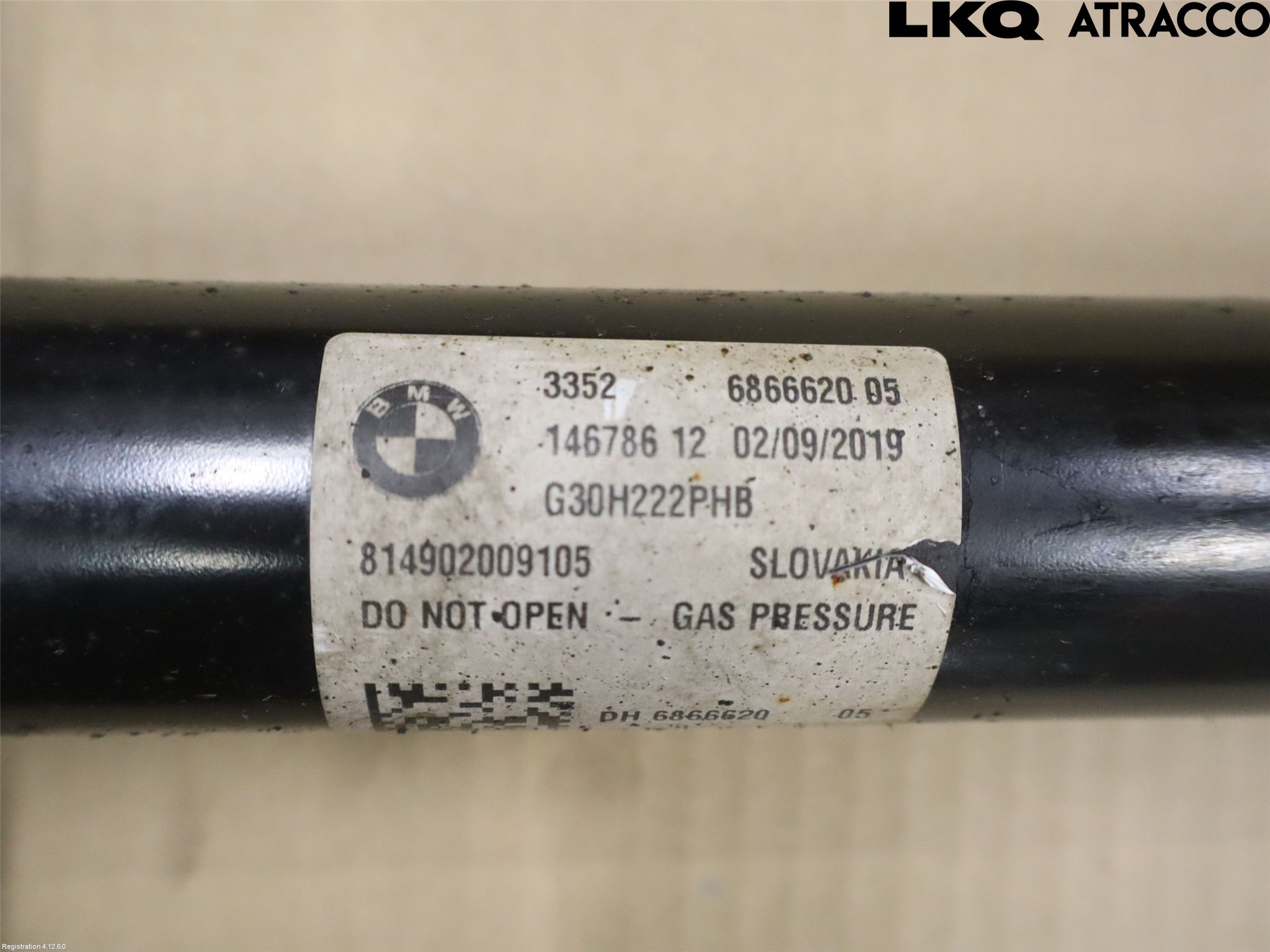 BMW 5 G30/G31/F90 17-23 Fjäderben Bak Vänster