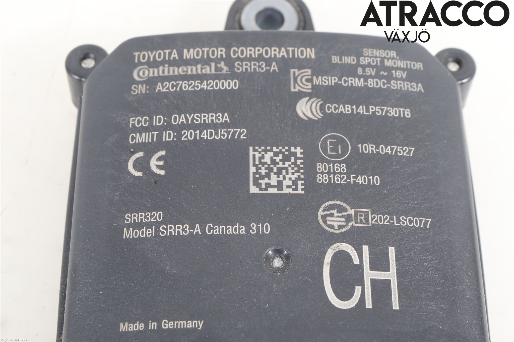 Toyota C-HR 16-23 Sensor Aktivt Kollisionsskydd