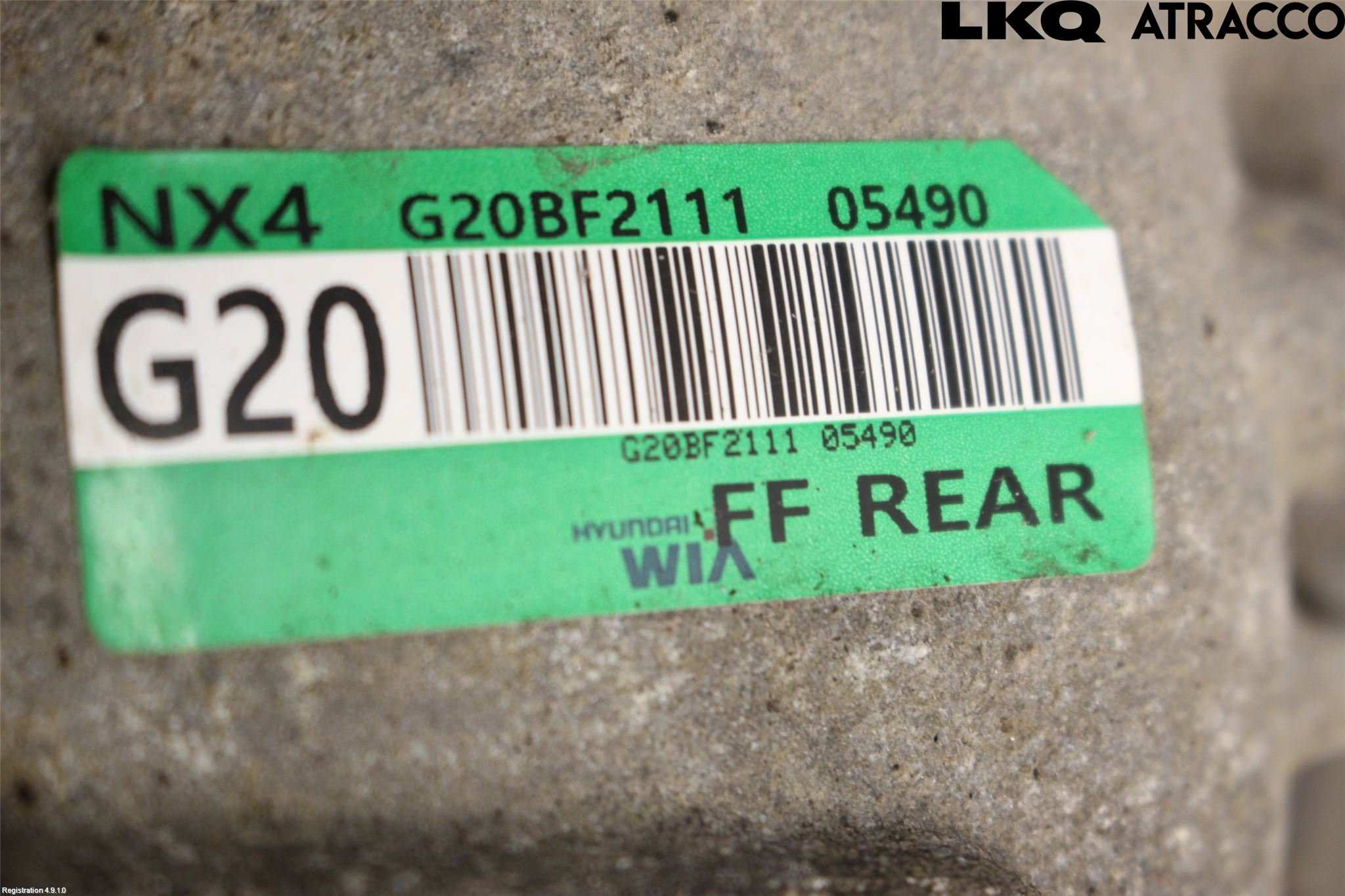 Hyundai TUCSON 05- Bakväxel-Diff