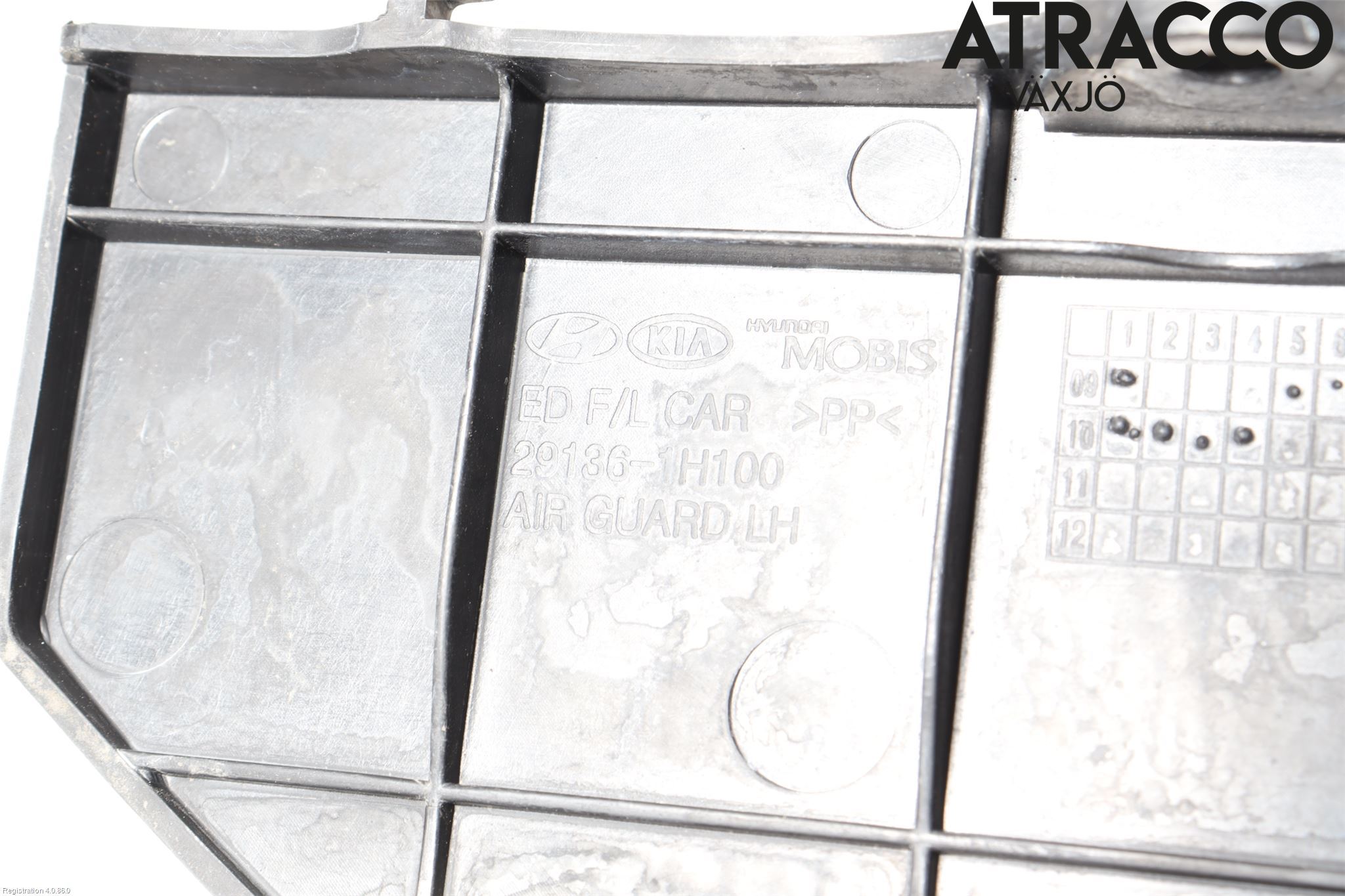 Kia CEED 06-12 Deflektor Plåt-Plast Kylning