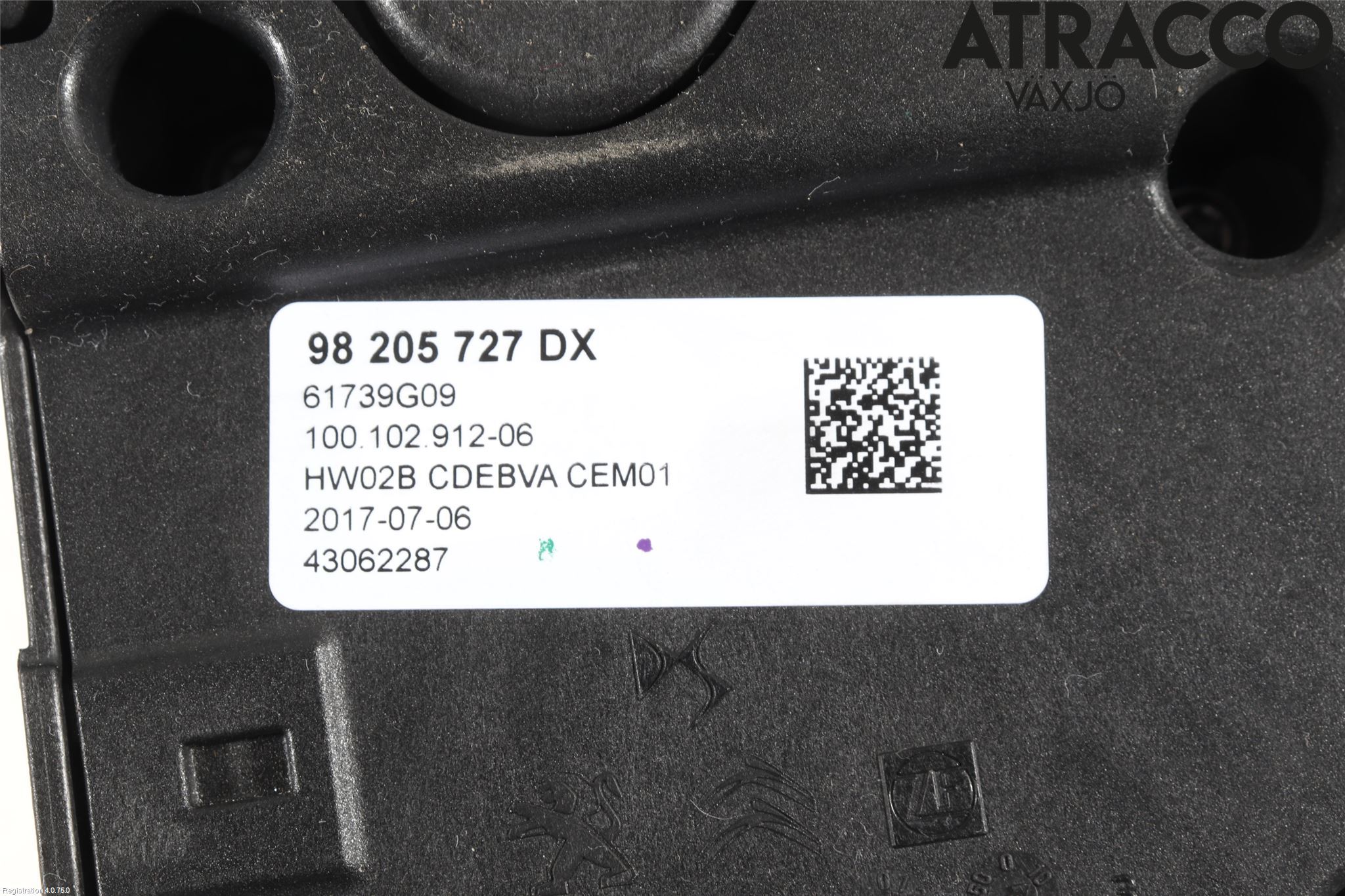 Peugeot 5008 17-24 Växelförare