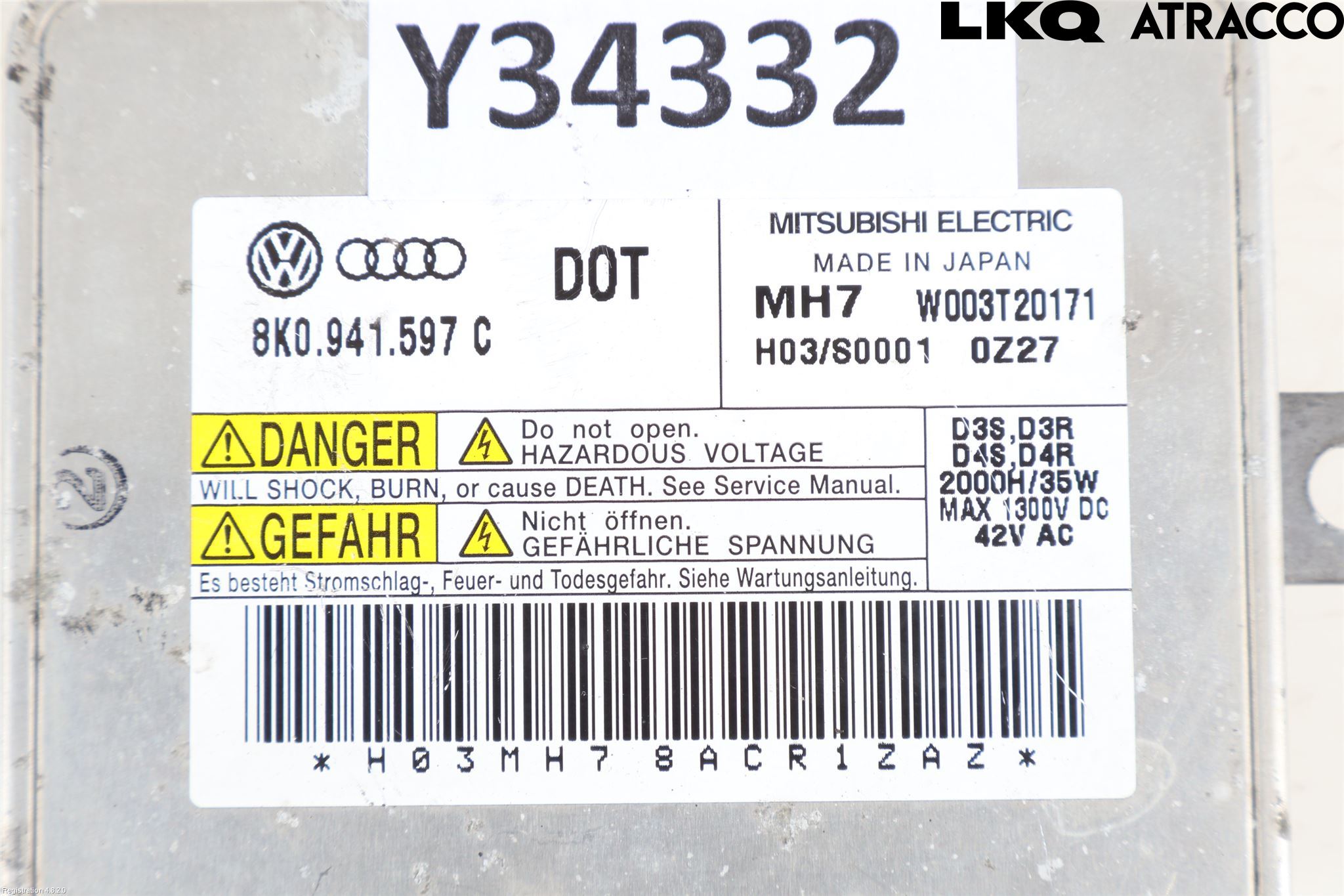 Audi A6/S6     05-11 Styrenhet Strålkastare