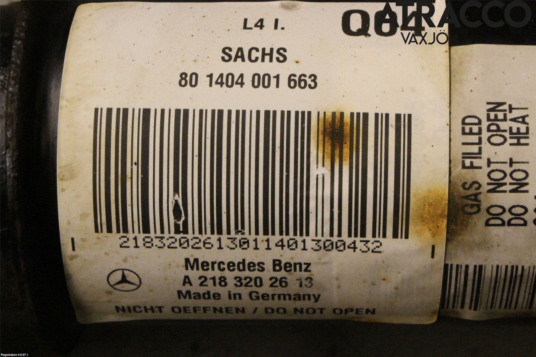 Mercedes-Benz MB CLS (C218/X218) 11-17 Fjäderben Fram Vänster