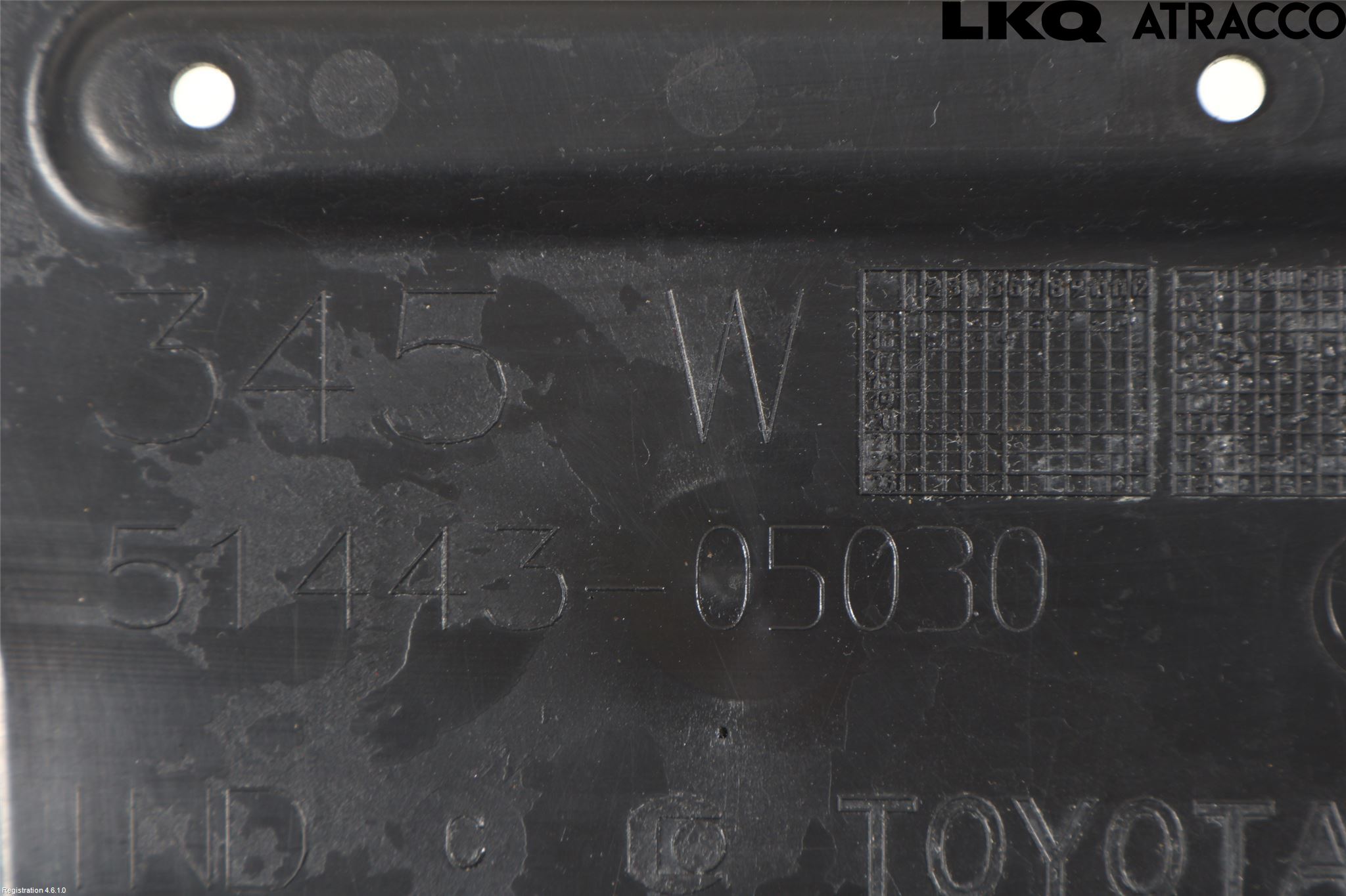 Toyota AURIS 13-19 Hasplåt Plåt-Plast