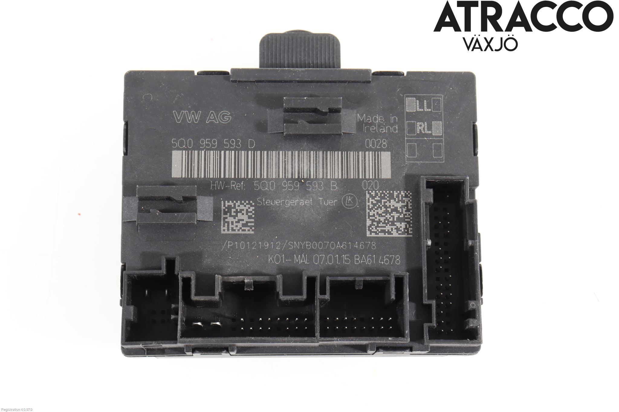 Audi A3/S3 8V 13-20 Styrenhet Dörr