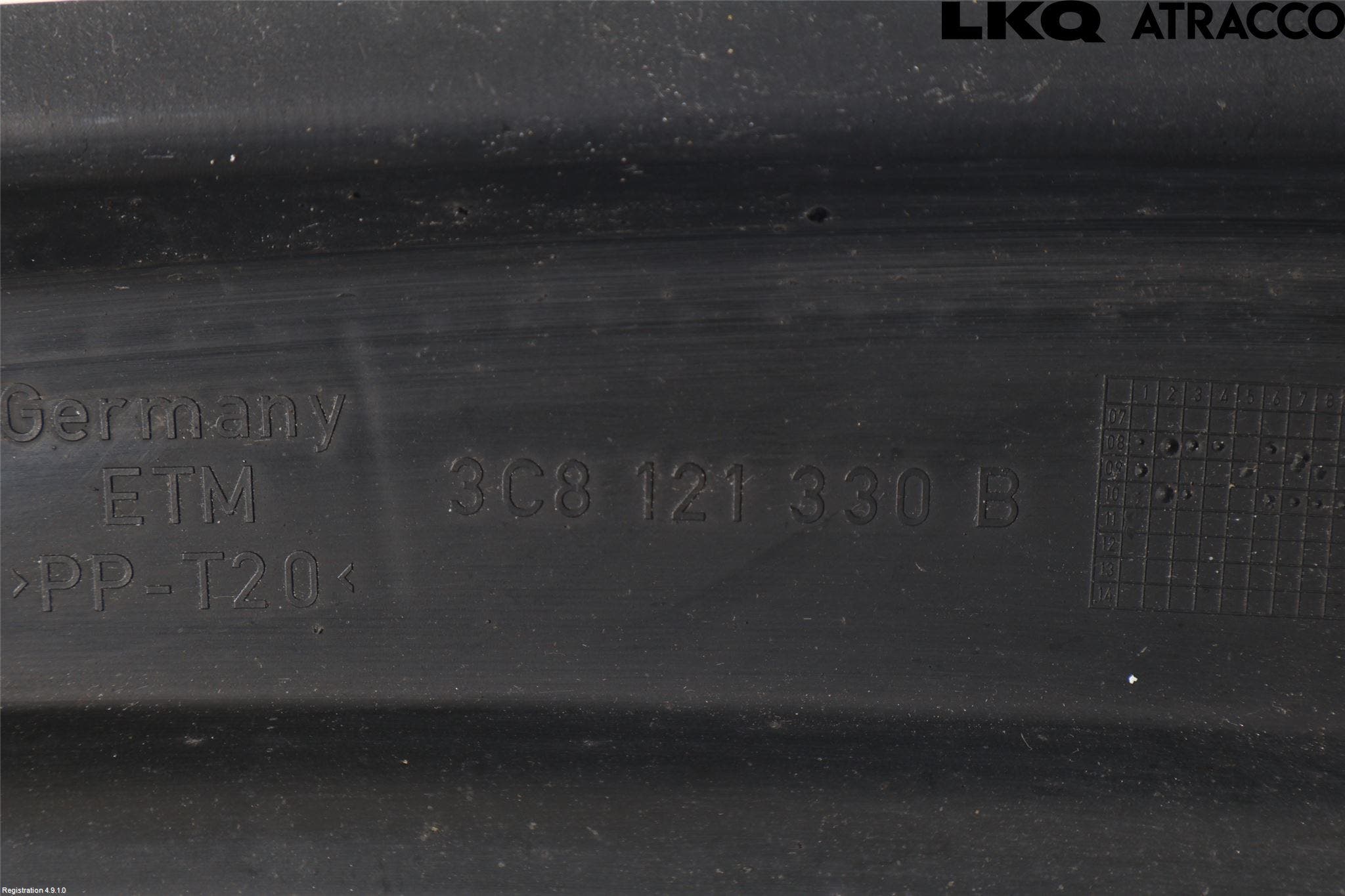 Volkswagen VW PASSAT CC 08-16 Deflektor Plåt-Plast Kylning