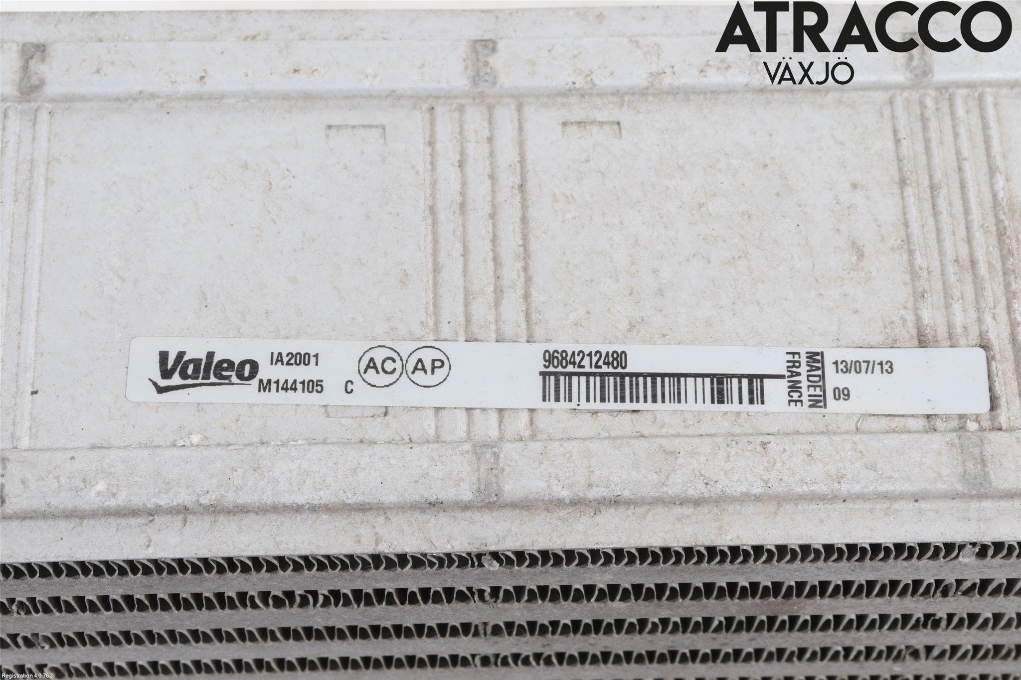 Citroen BERLINGO 08-18 Laddluft-Intercooler Kyl