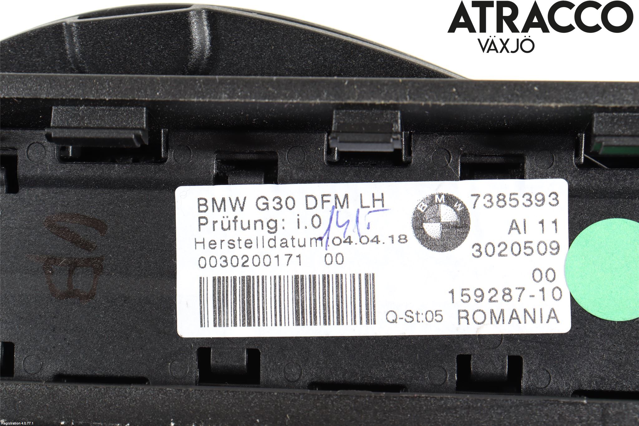 BMW 5 G30/G31/F90 17-23 Solskydd