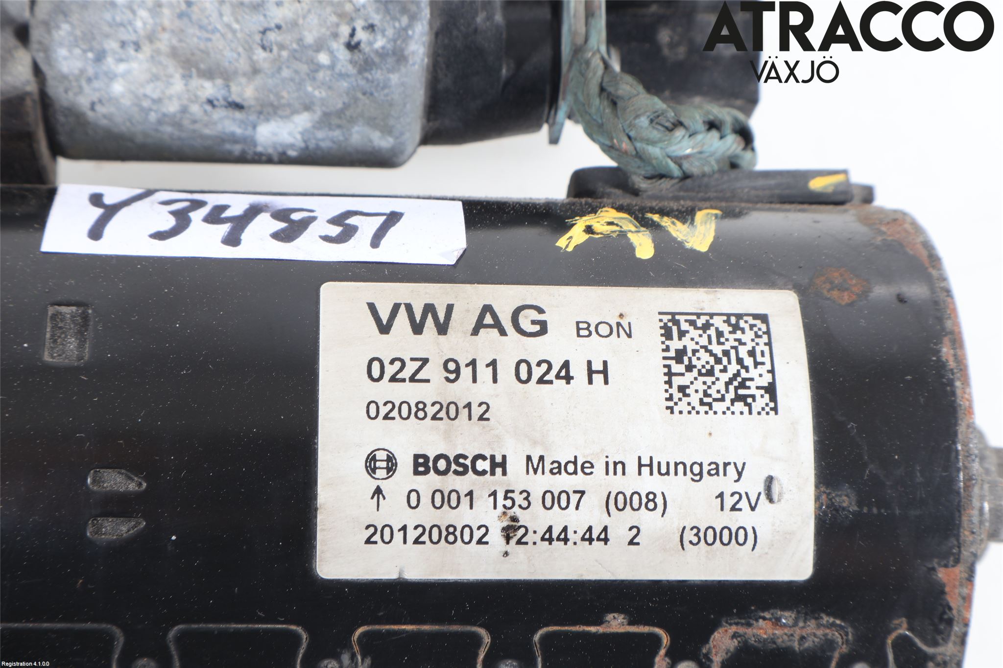 Volkswagen VW GOLF VI 09-13 Startmotor Diesel