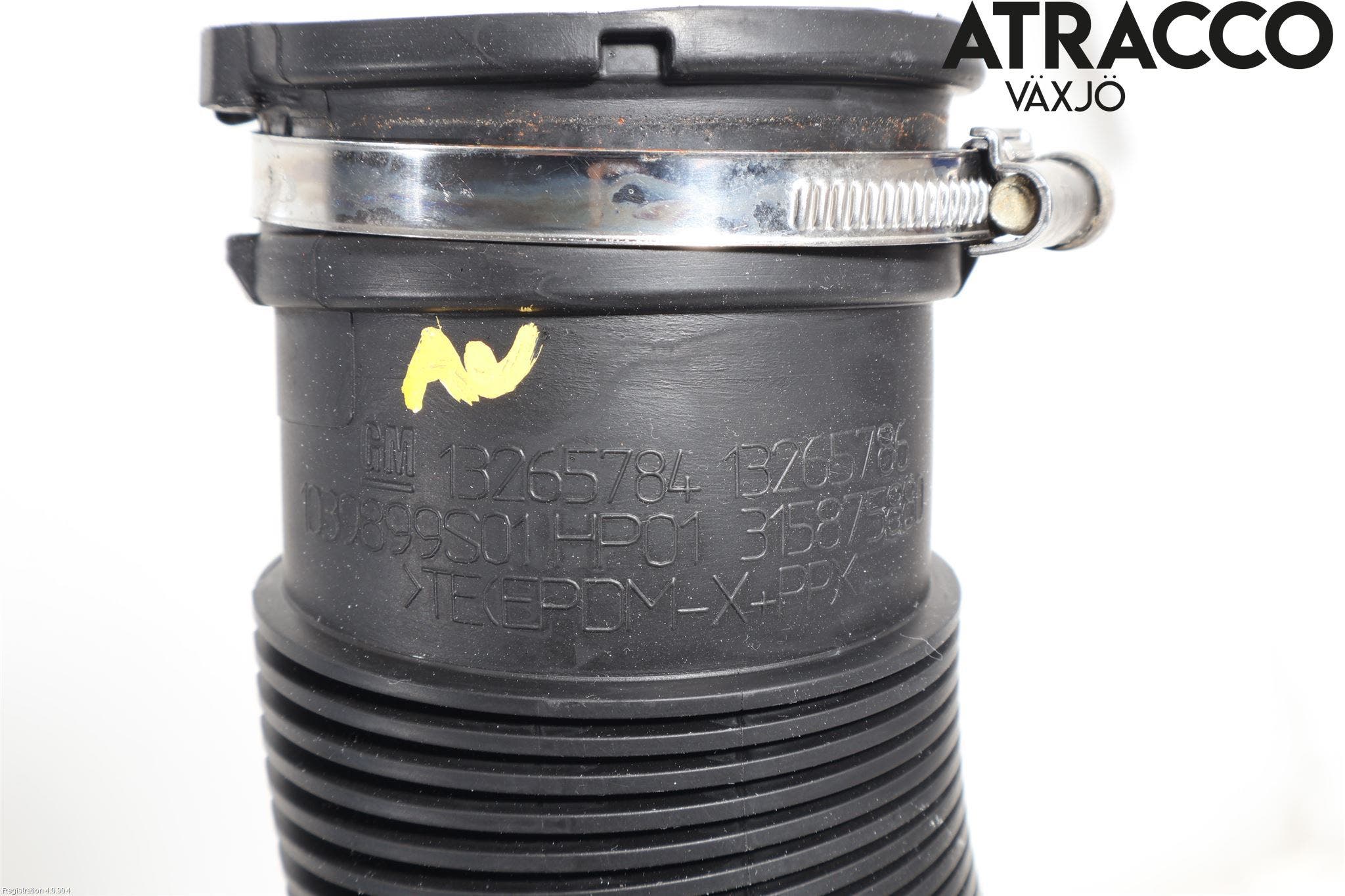 Opel ASTRA J 10-15 Förg-Bälg-Rör Mot Luftr