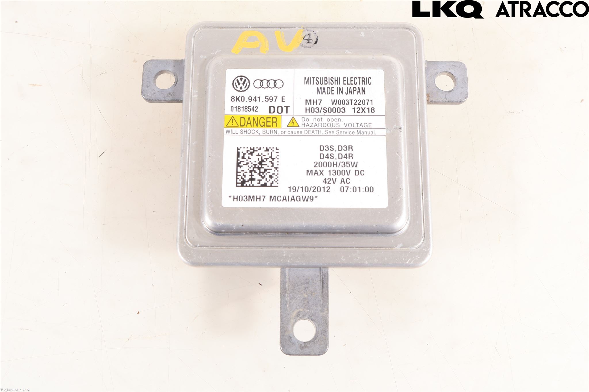 Audi A3/S3 05-13 Styrenhet Strålkastare