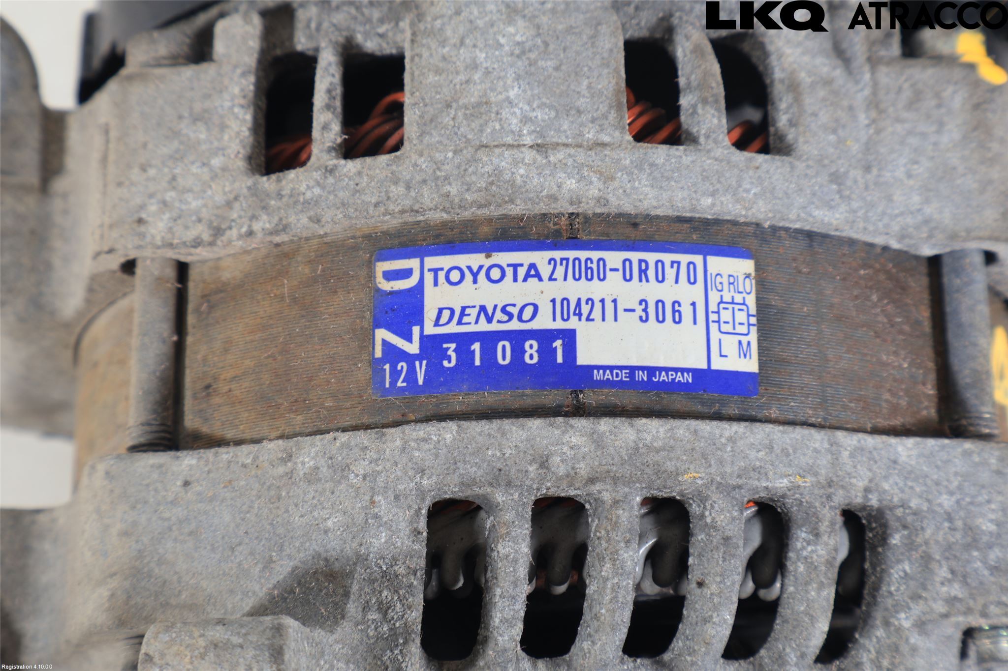 Toyota AVENSIS 09-15 Generator