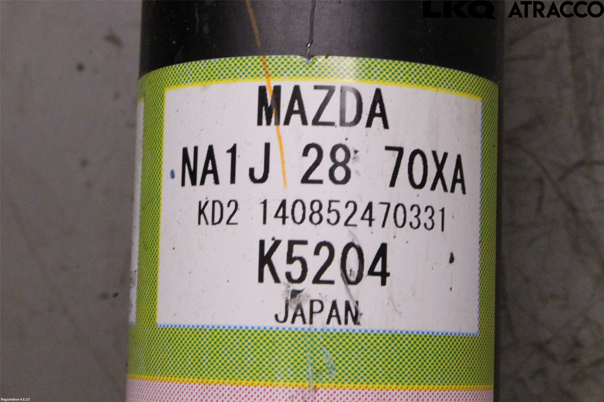 Mazda MX-5 IV (ND/ND2/ND3) MIATA 15- Fjäderben Bak Vänster