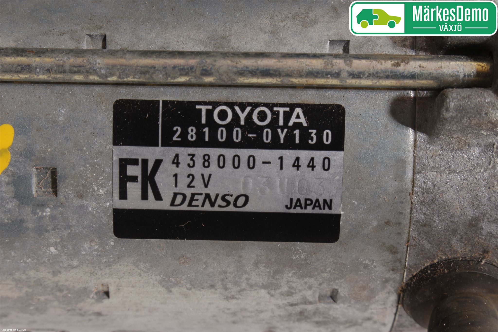 Toyota YARIS XP130 15-20 Startmotor