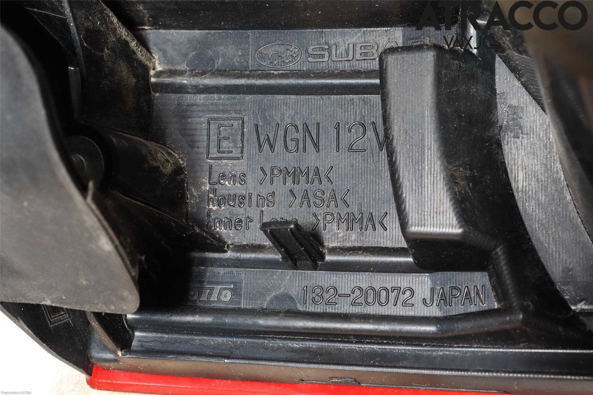 Subaru LEGACY 10-14 Bakljus Lucka Hö