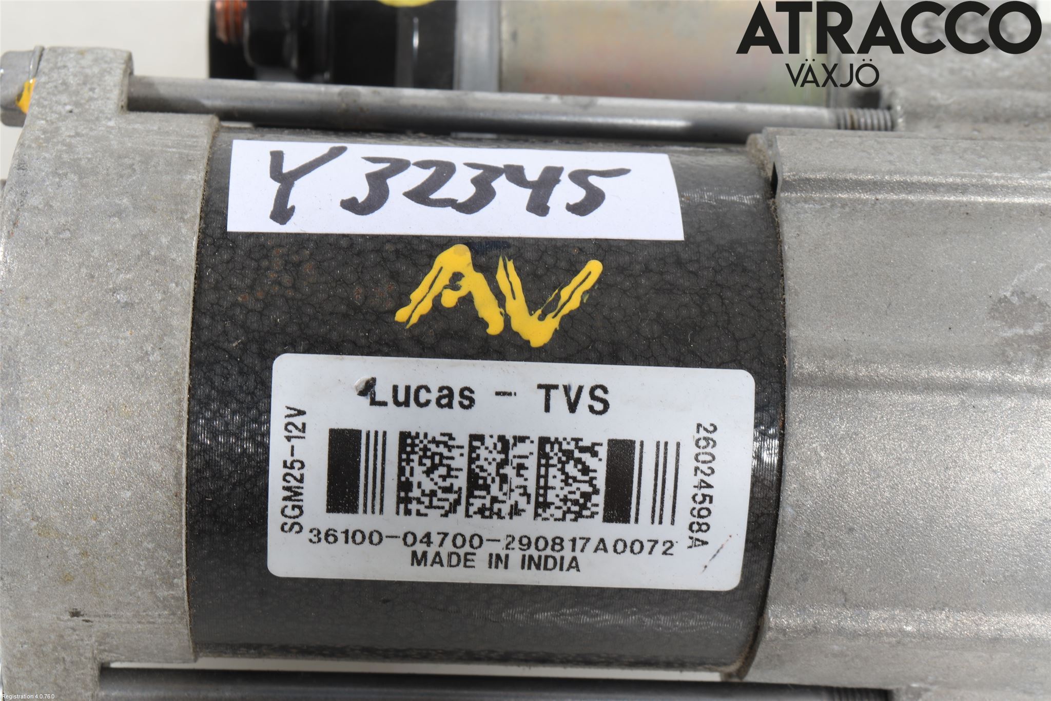 Hyundai i10 BA 17-20 Startmotor