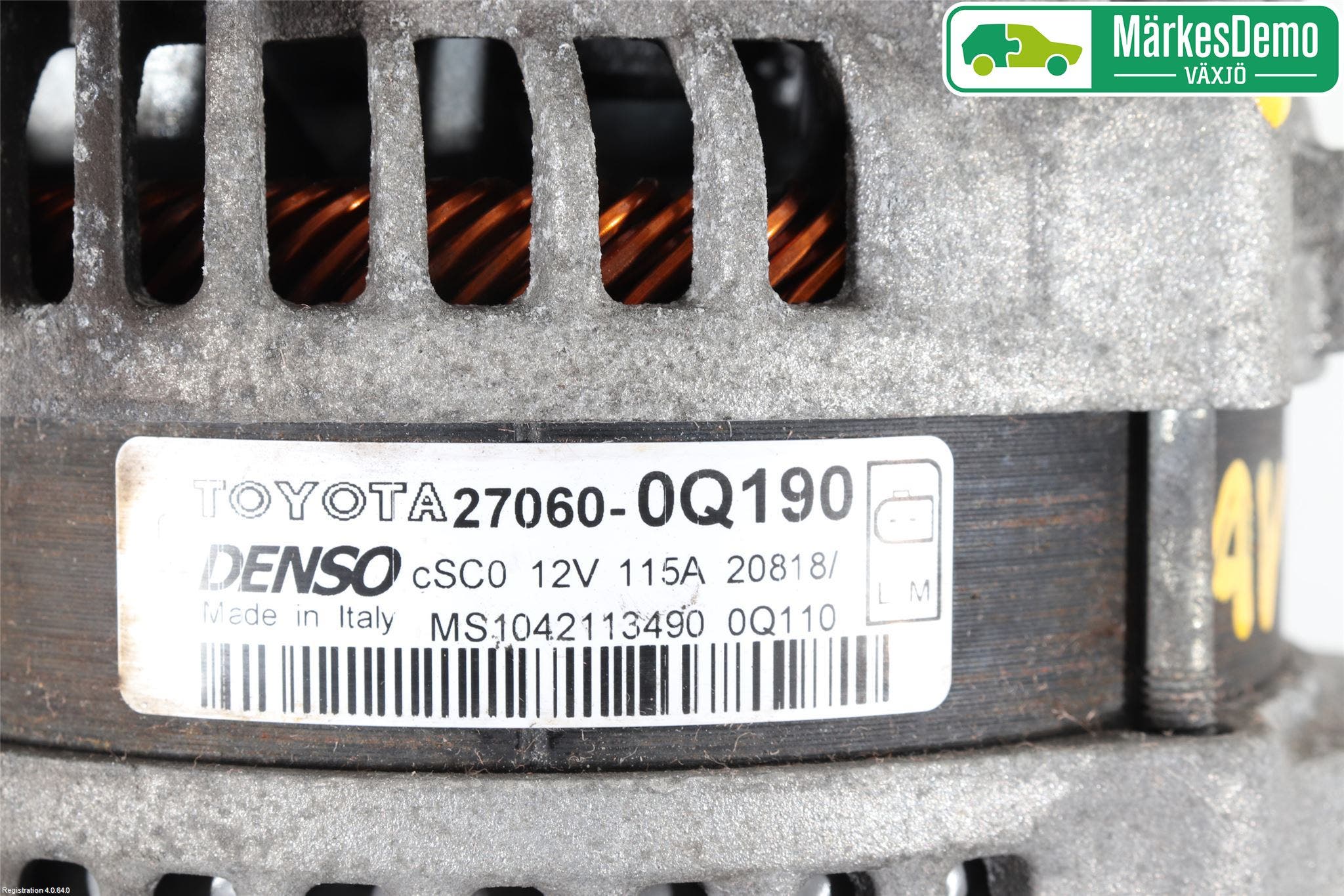 Toyota AYGO 15-21 Generator