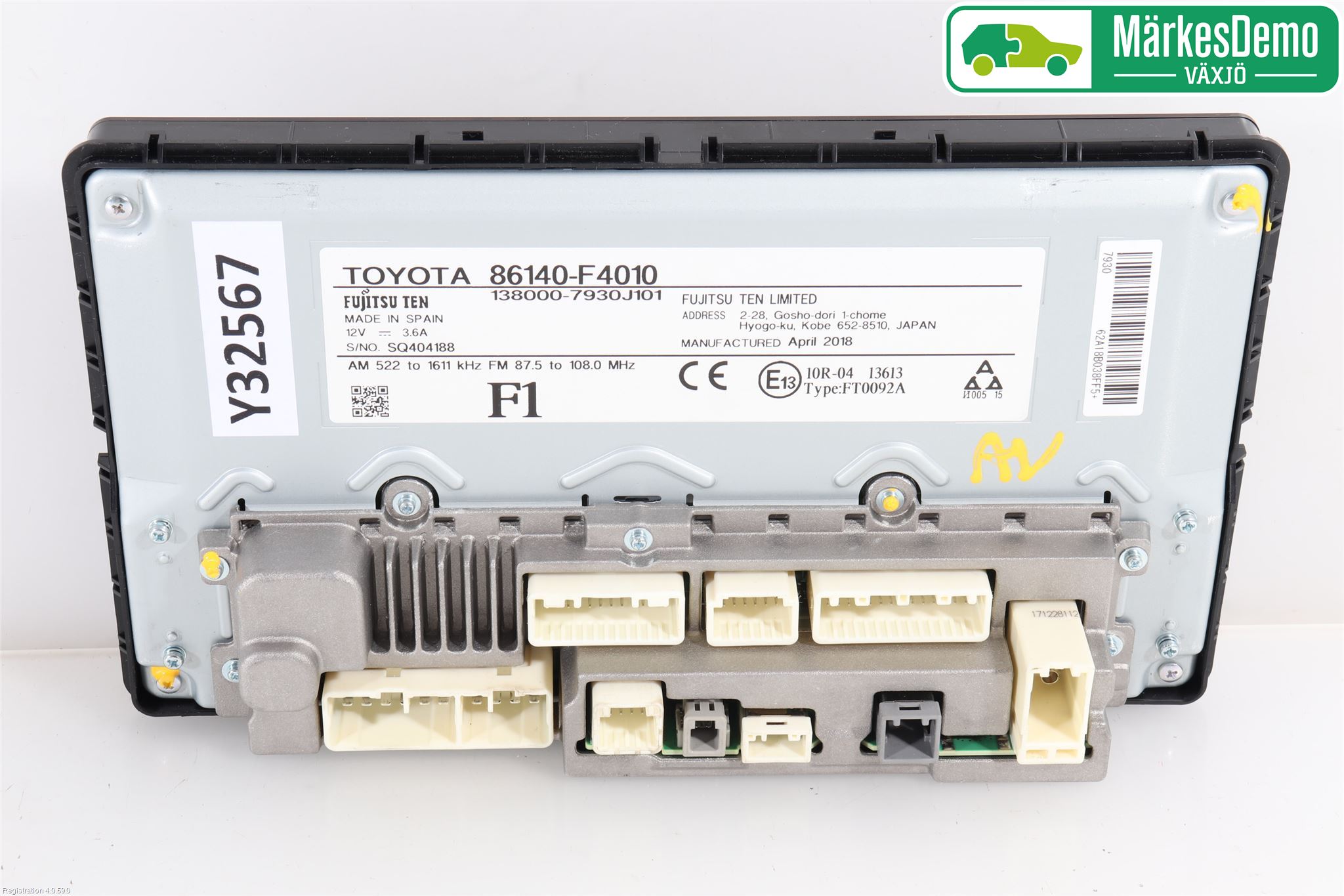 Toyota C-HR 16-23 Cd Radio - Multimediapanel