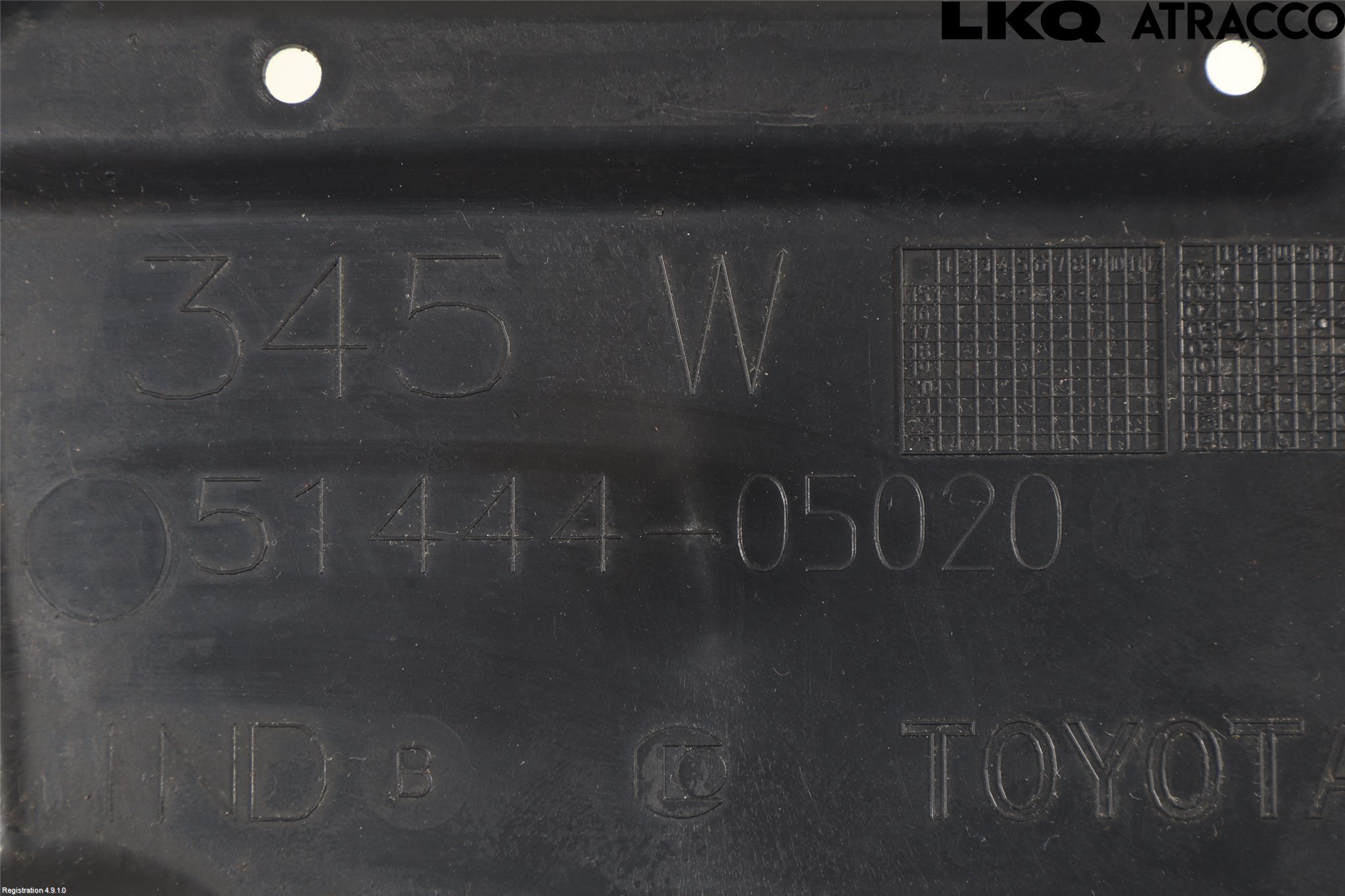 Toyota AURIS 13-19 Hasplåt Plåt-Plast