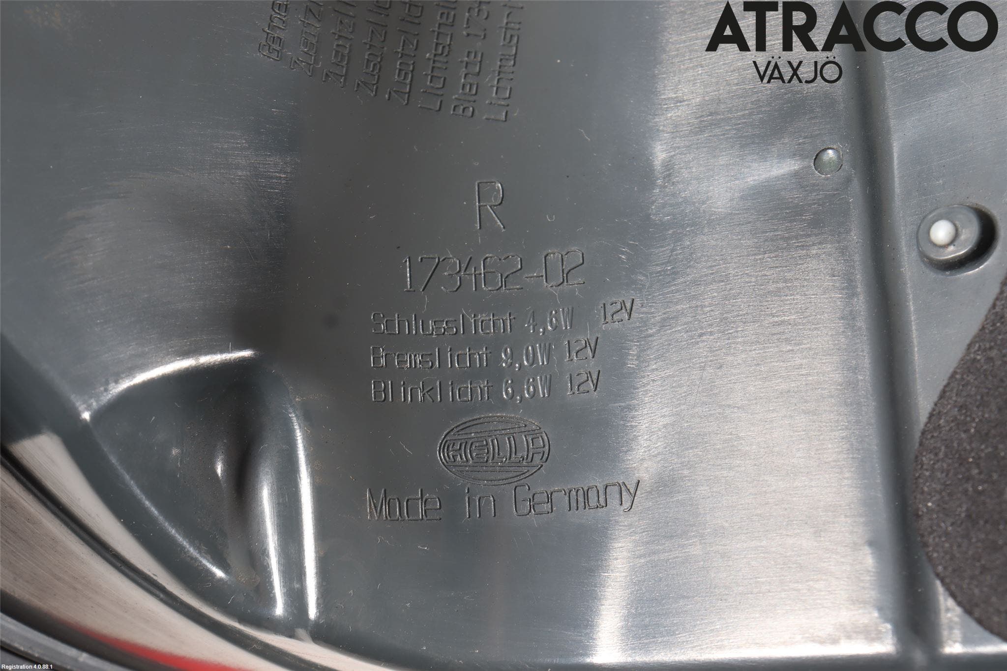 BMW 5 F10/F11/F18 09-17 Bakljus Höger