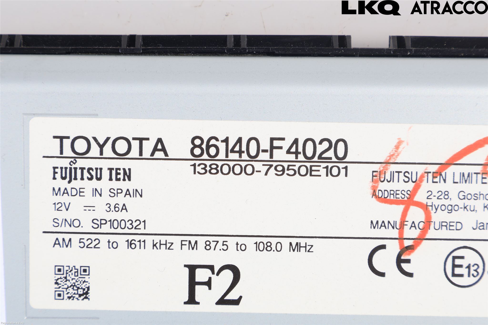Toyota C-HR 16-23 Cd Radio - Multimediapanel