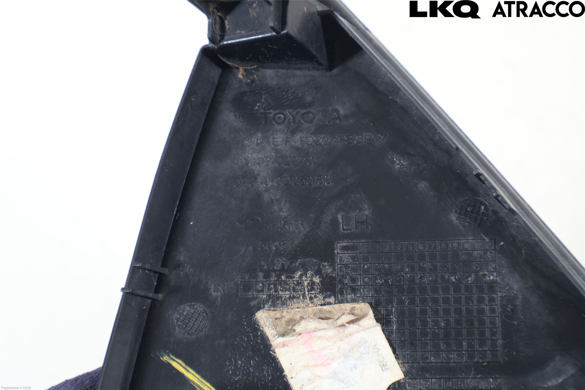 Toyota YARIS XP130 15-20 Dimljussarg Fram