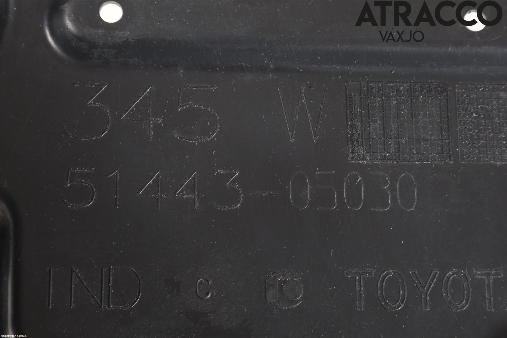 Toyota AURIS 13-19 Hasplåt Plåt-Plast