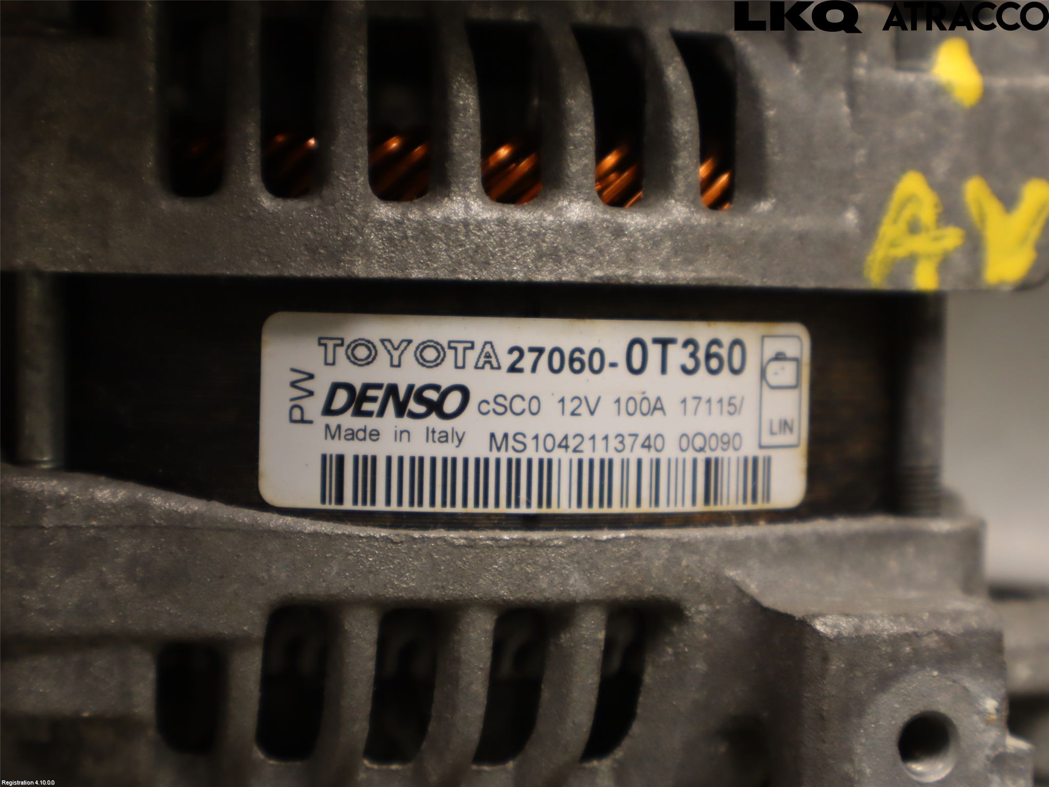 Toyota AVENSIS 16-18 Generator